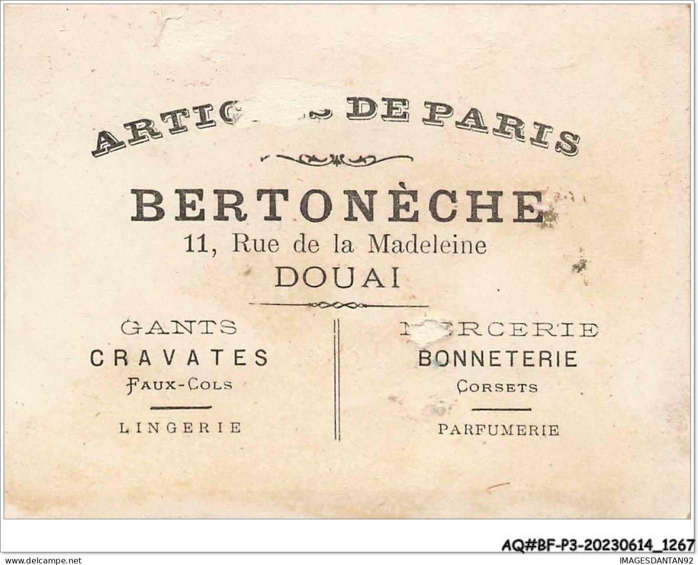 AQ#BFP3-CHROMOS-0631 - BERTONECHE - DOUAI - Le Loup Et L'agneau - Sonstige & Ohne Zuordnung