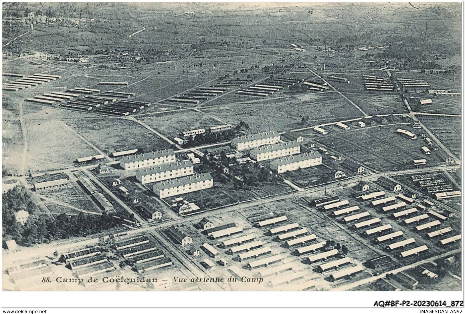 AQ#BFP2-56-0434 - COETQUIDAM - Camp De CoëtquidaN - Vue Aérienne Du Camp - Otros & Sin Clasificación