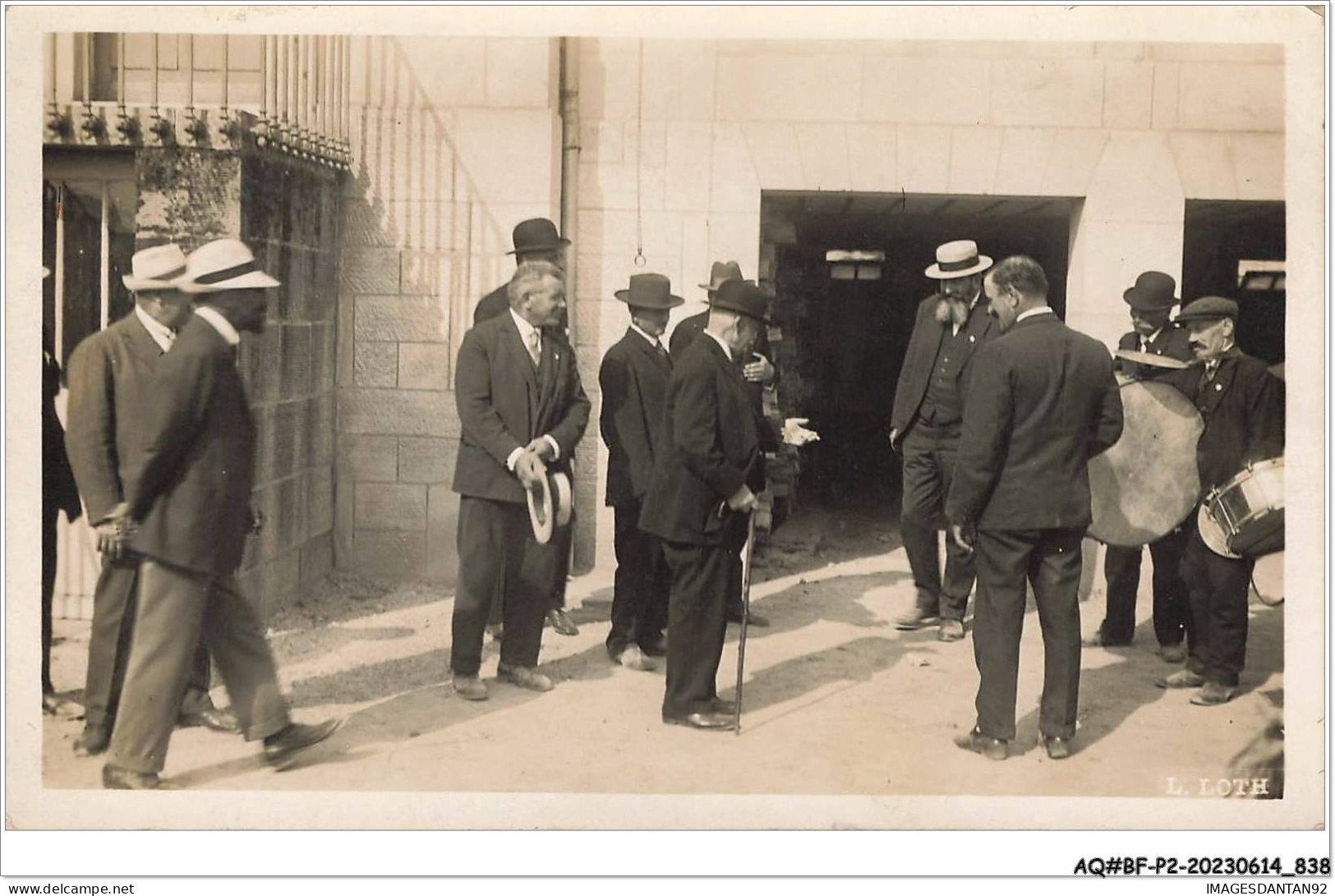 AQ#BFP2-51-0417 - REIMS - Officiels - Carte Photo LOTH - Reims