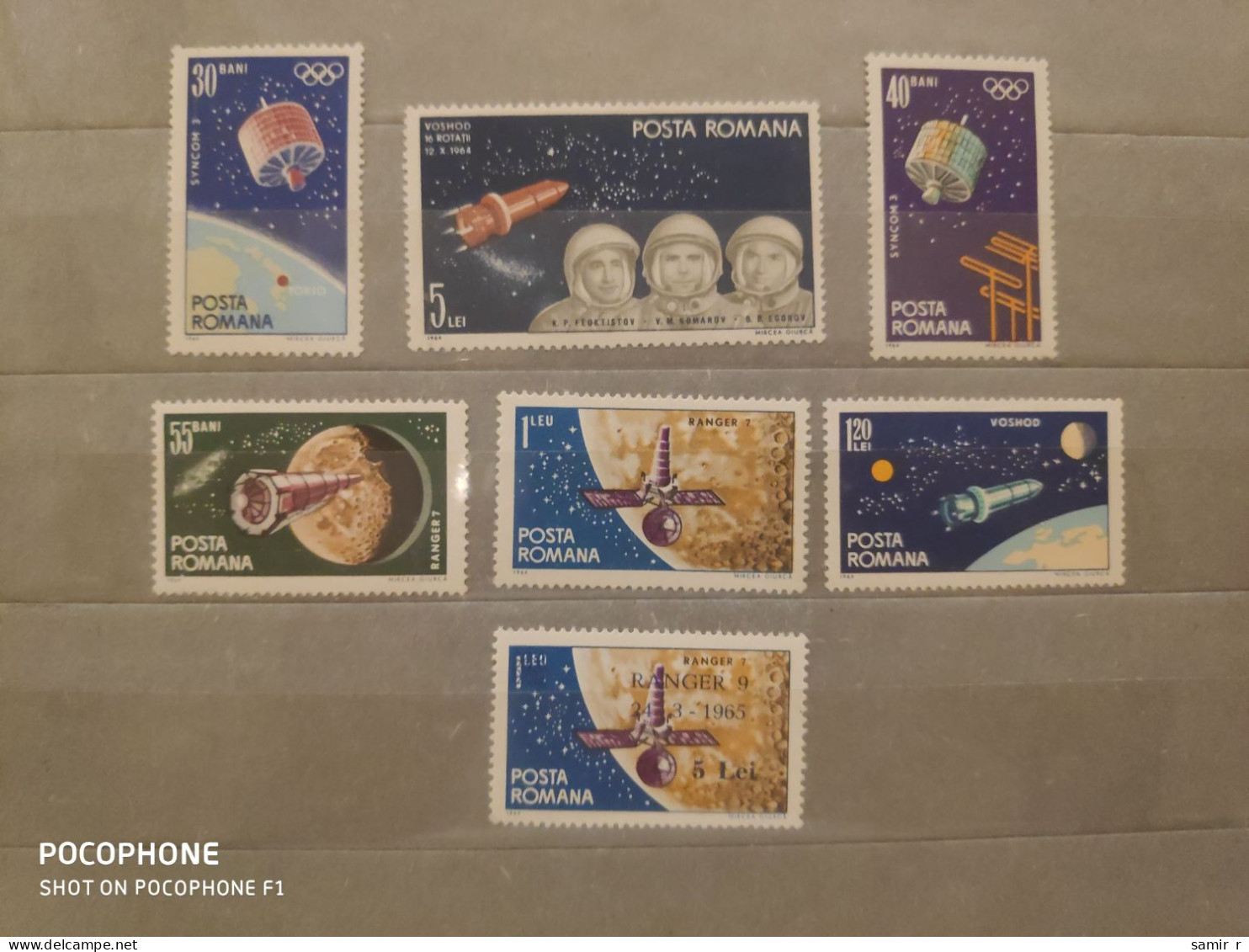 1965	Romania	Space (F92) - Unused Stamps