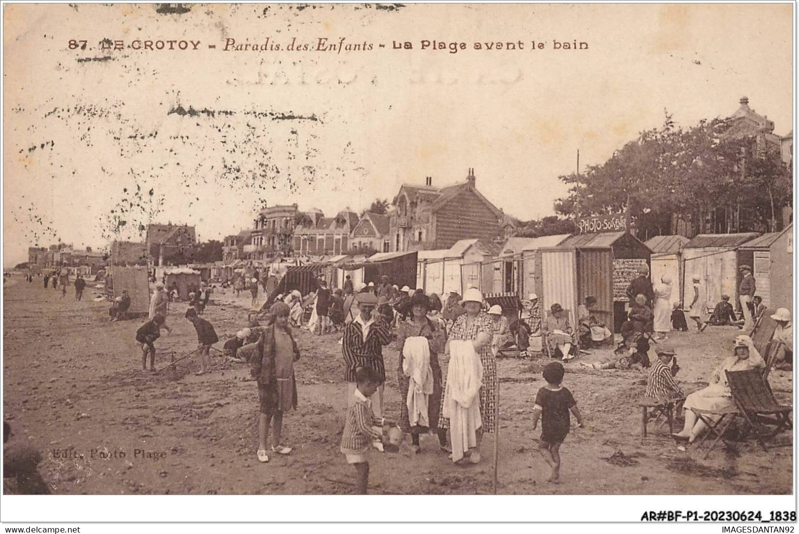 AR#BFP1-80-0921 - LE CROTROY - Paradis Des Enfants - La Plage Avant Le Bain - Le Crotoy