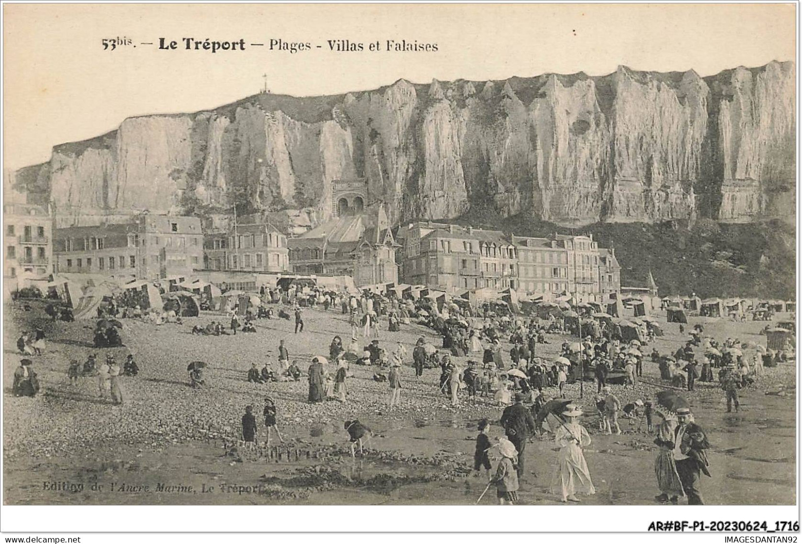 AR#BFP1-76-0858 - LE TREPORT- Plages - Villas Et Falaises - Le Treport