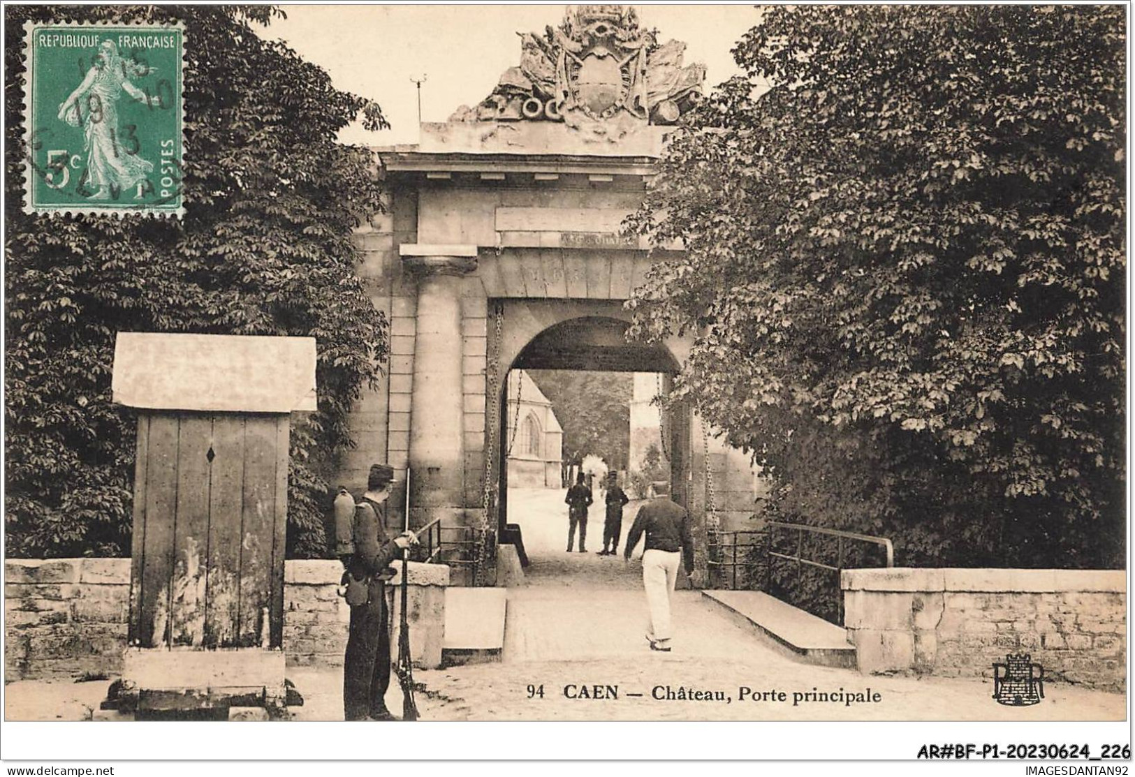 AR#BFP1-14-0114 - CAEN - Château, Porte Principale - Caen