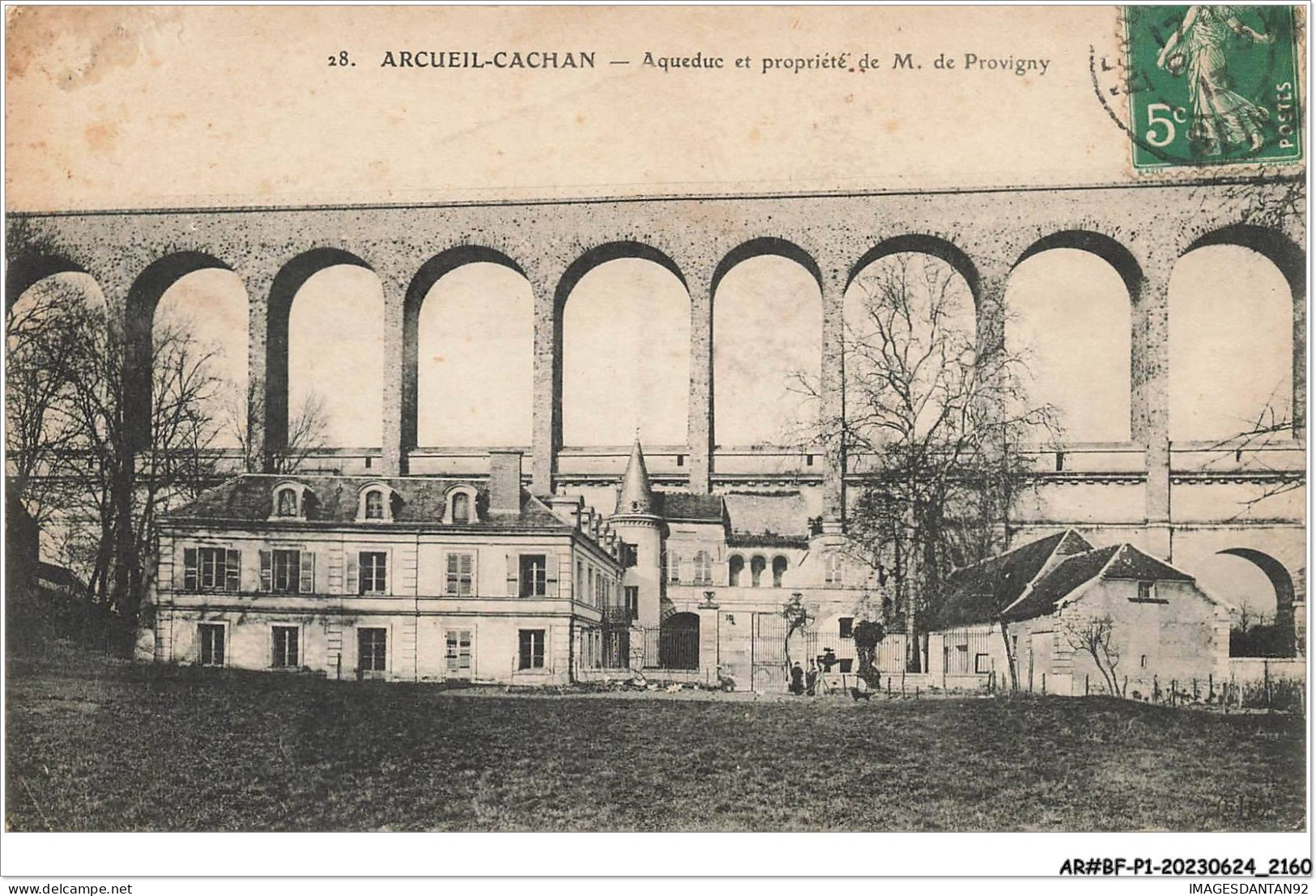 AR#BFP1-94-1079 - ARCUEIL-CACHAN - Aqueduc Et Propriété De M. De Provigny - Arcueil