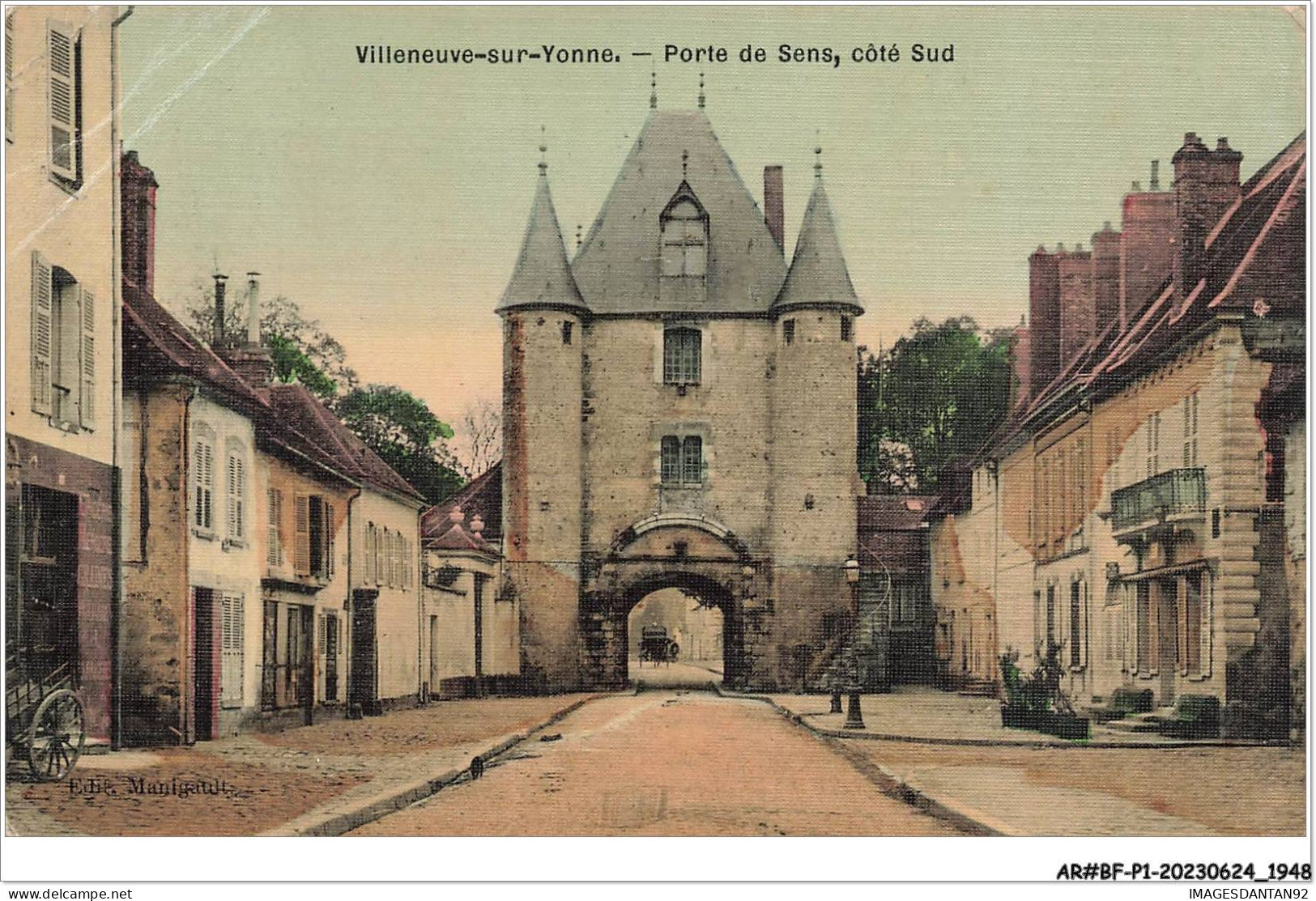 AR#BFP1-89-0975 - VILLENEUVE-SUR-YONNE - Porte De Sens, Côté Sud - Villeneuve-sur-Yonne