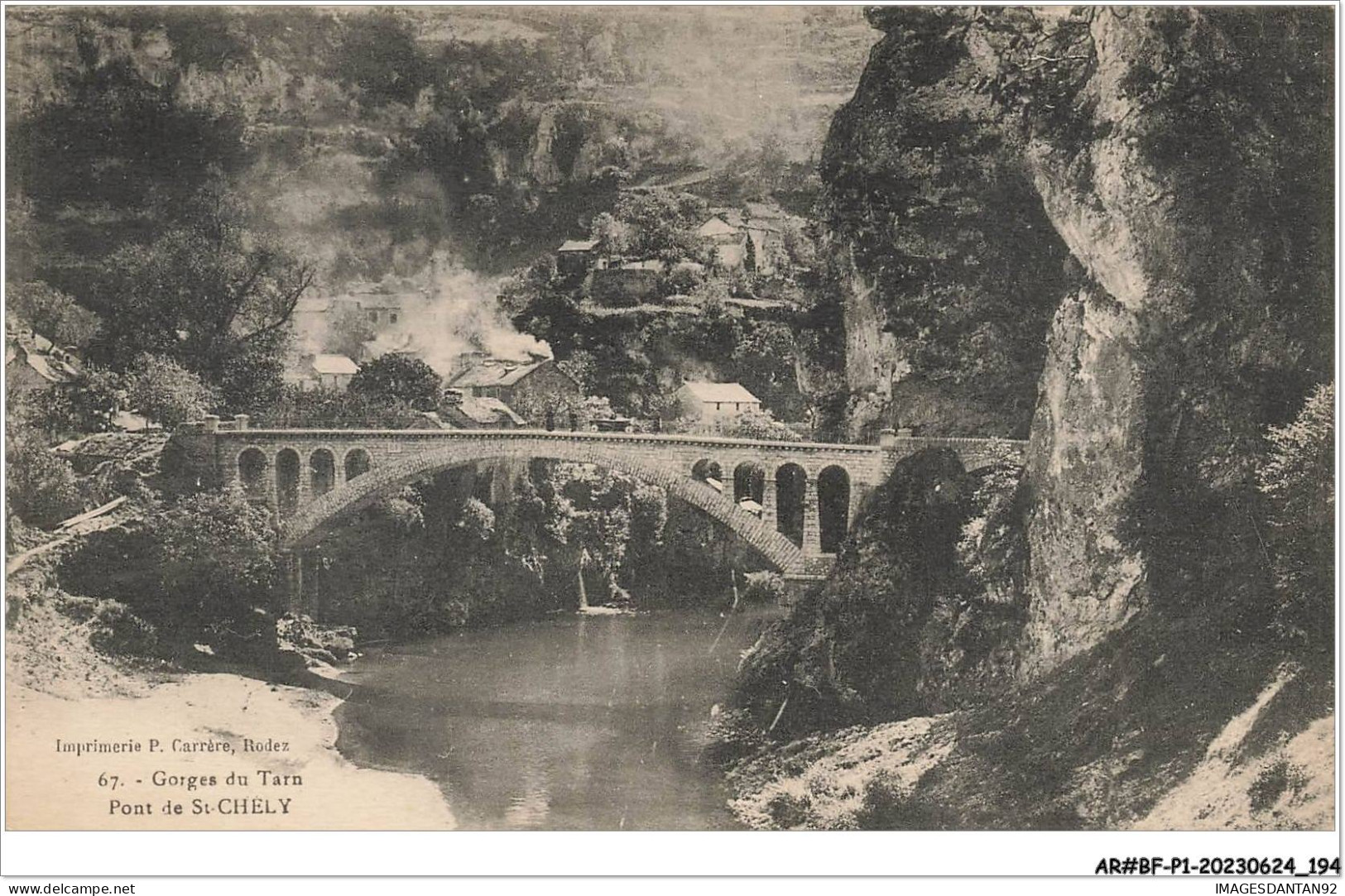 AR#BFP1-12-0098 - Gorges Du Tarn - Pont De SAINT-CHELY - Other & Unclassified