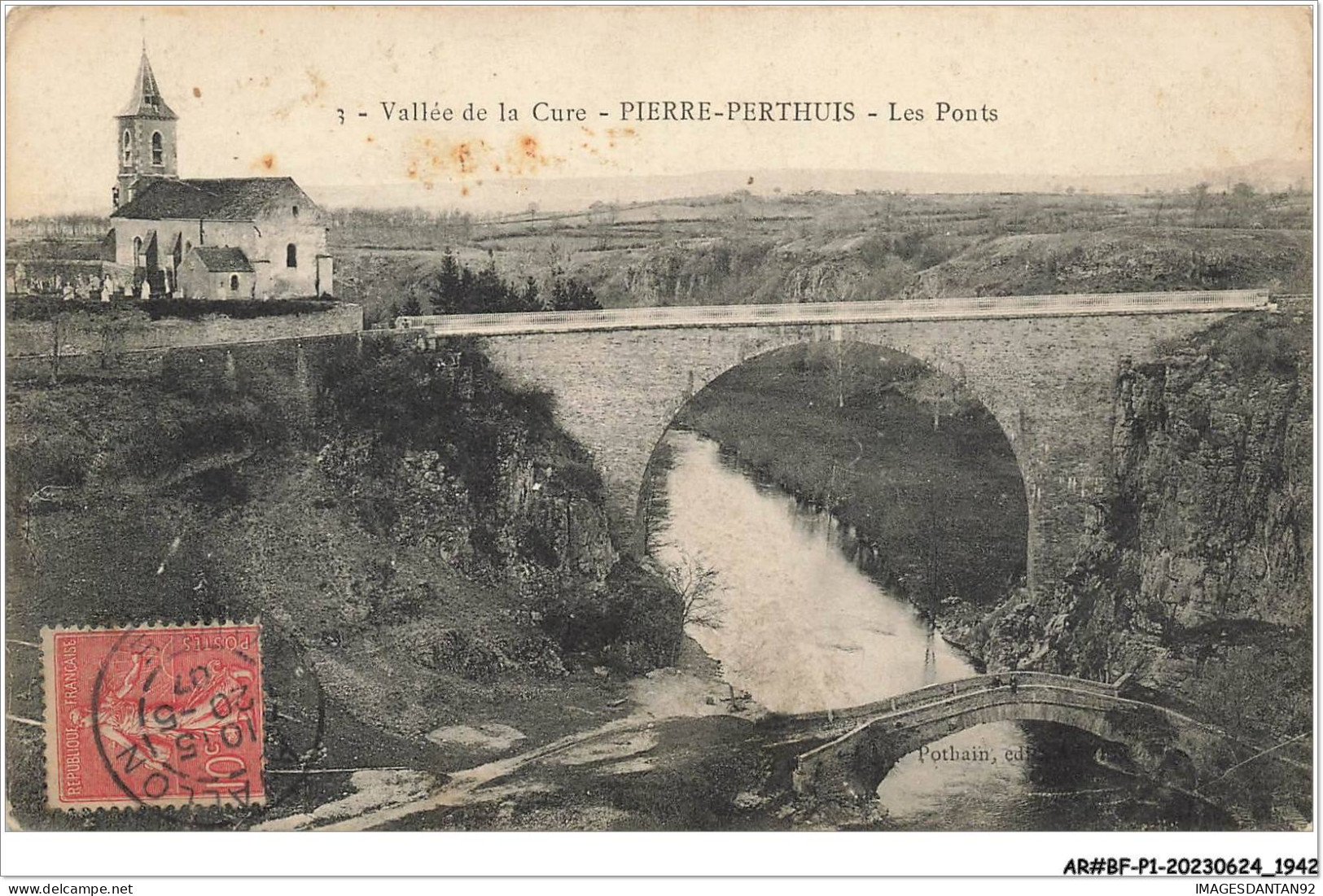 AR#BFP1-89-0972 - Vallée De La Cure - PIERRE-PERTHUIS - Les Ponts - Other & Unclassified