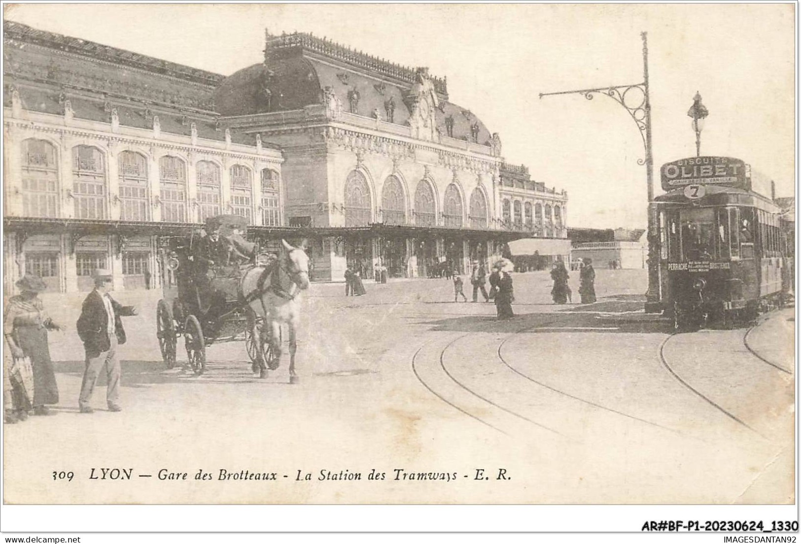AR#BFP1-69-0666 - LYON - Gare Des Brotteaux - La Station Des Tramways - Lyon 1