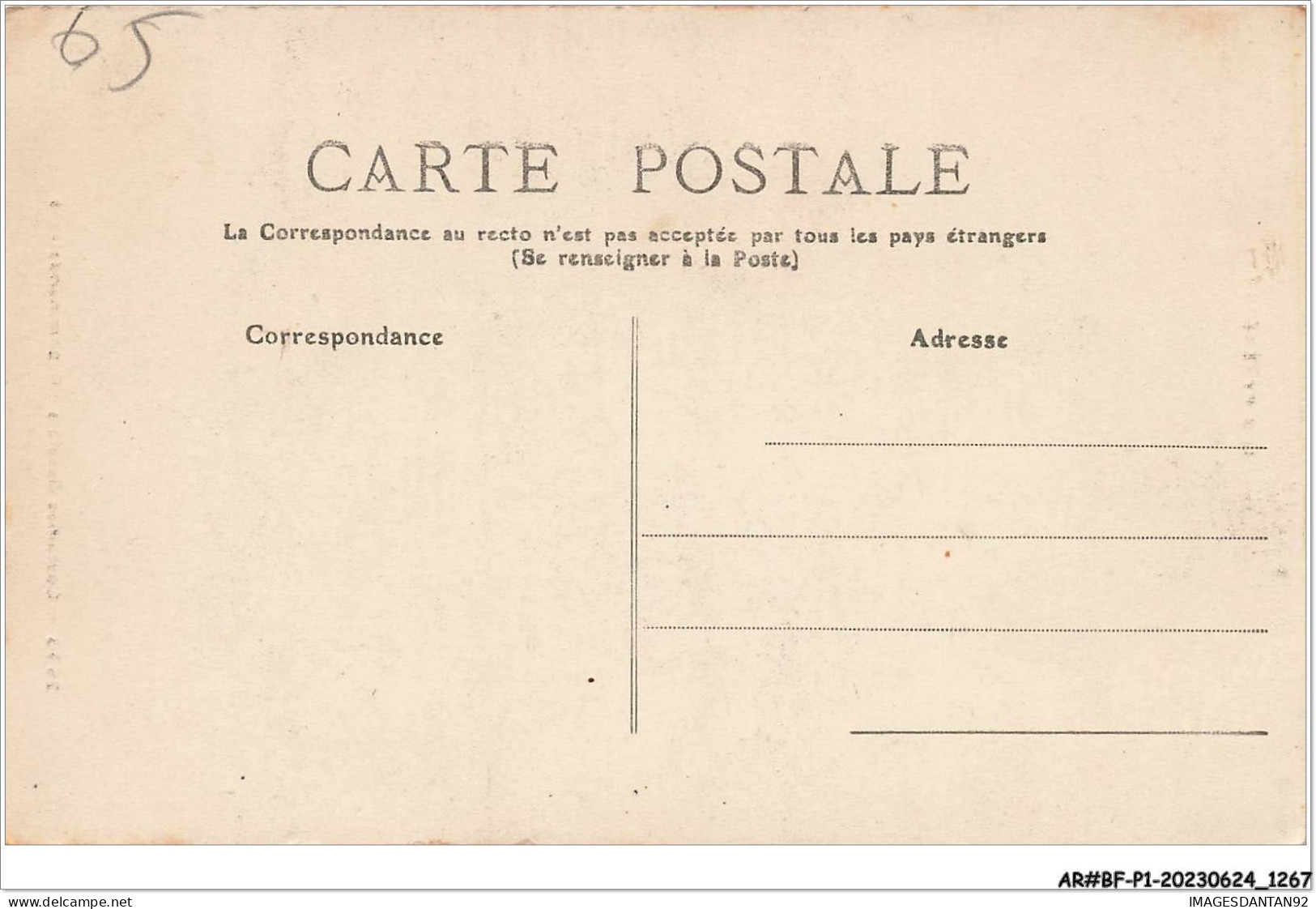 AR#BFP1-65-0634 - Costumes Ossalois - Recommandations - Altri & Non Classificati