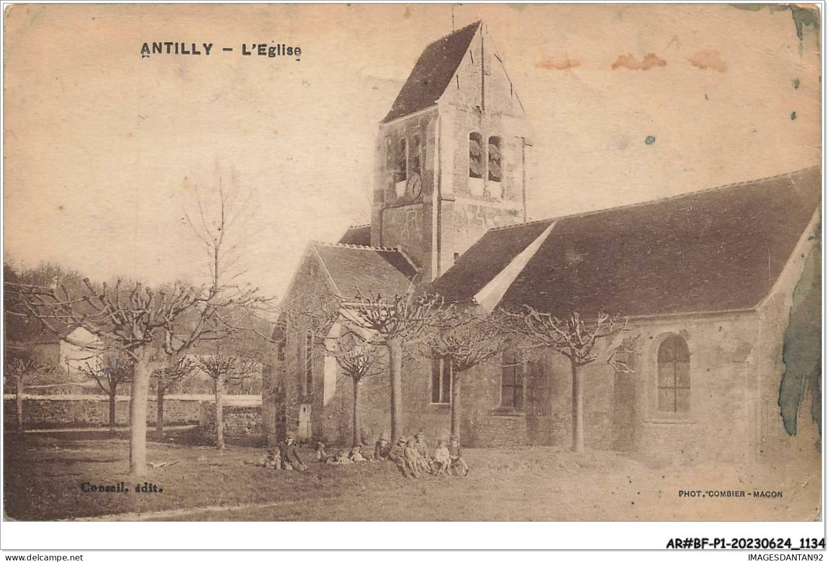 AR#BFP1-60-0568 - ANTILLY - L'église - Attichy