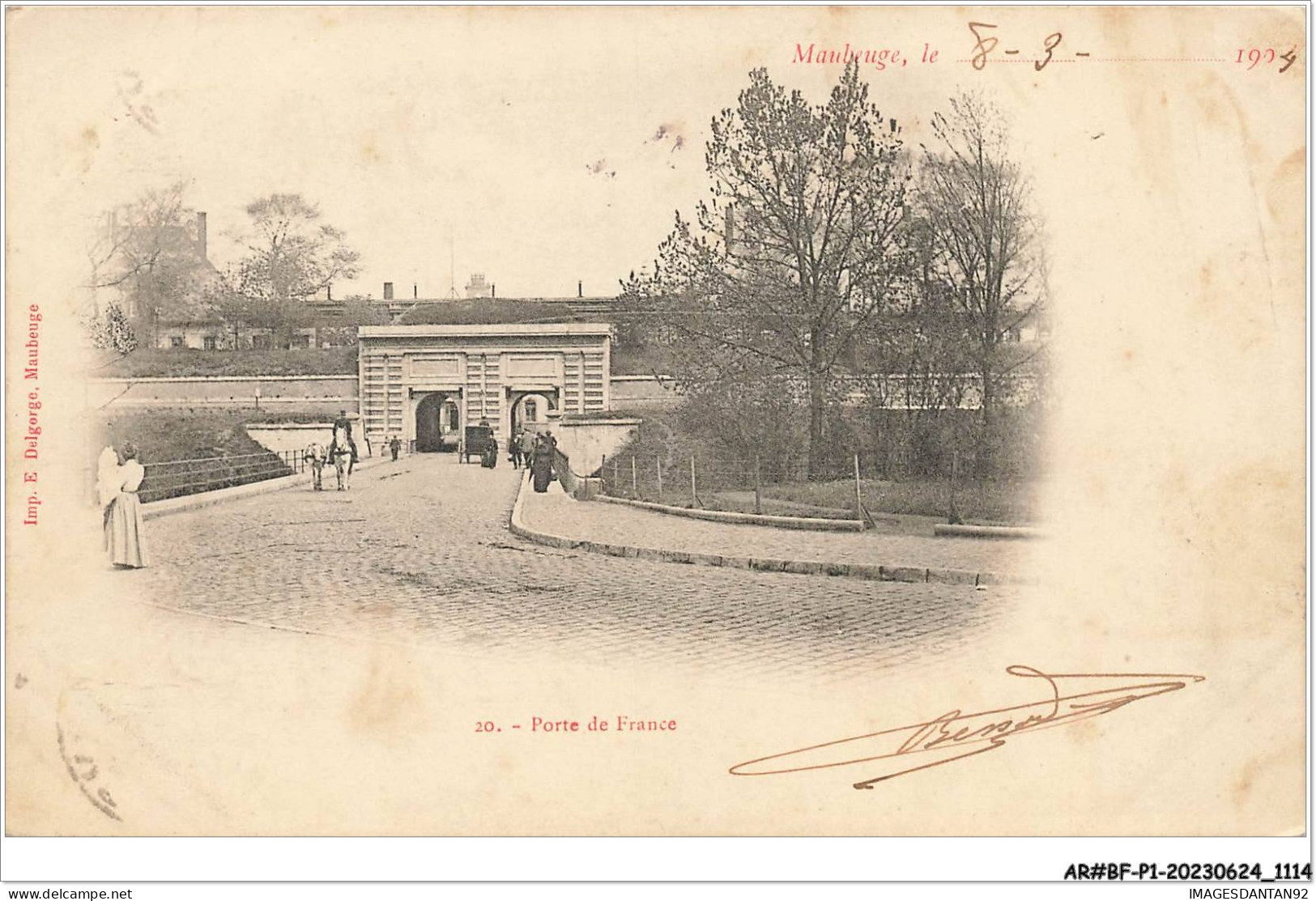 AR#BFP1-59-0558 - MAUBEUGE - Porte De France - Maubeuge