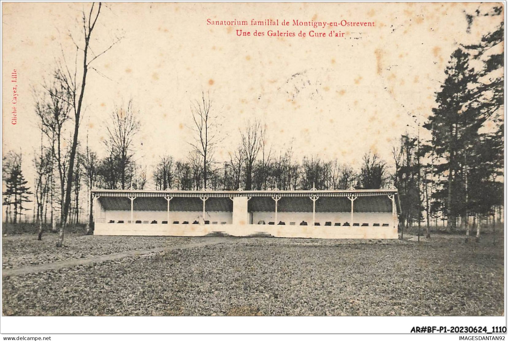 AR#BFP1-59-0556 - Sanatorium Familial De MONTIGNY-EN-OSTREVENT - Une Des Galeries De Cure D'air - Sonstige & Ohne Zuordnung