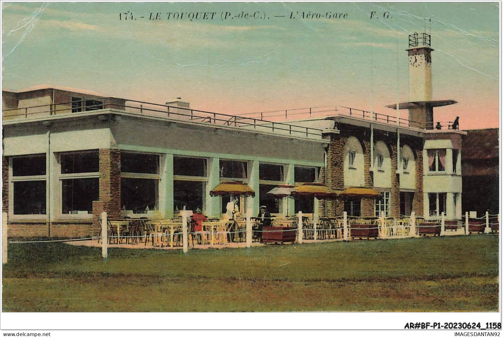 AR#BFP1-62-0580 - LE TOUQUET - L'aéro-gare - Le Touquet
