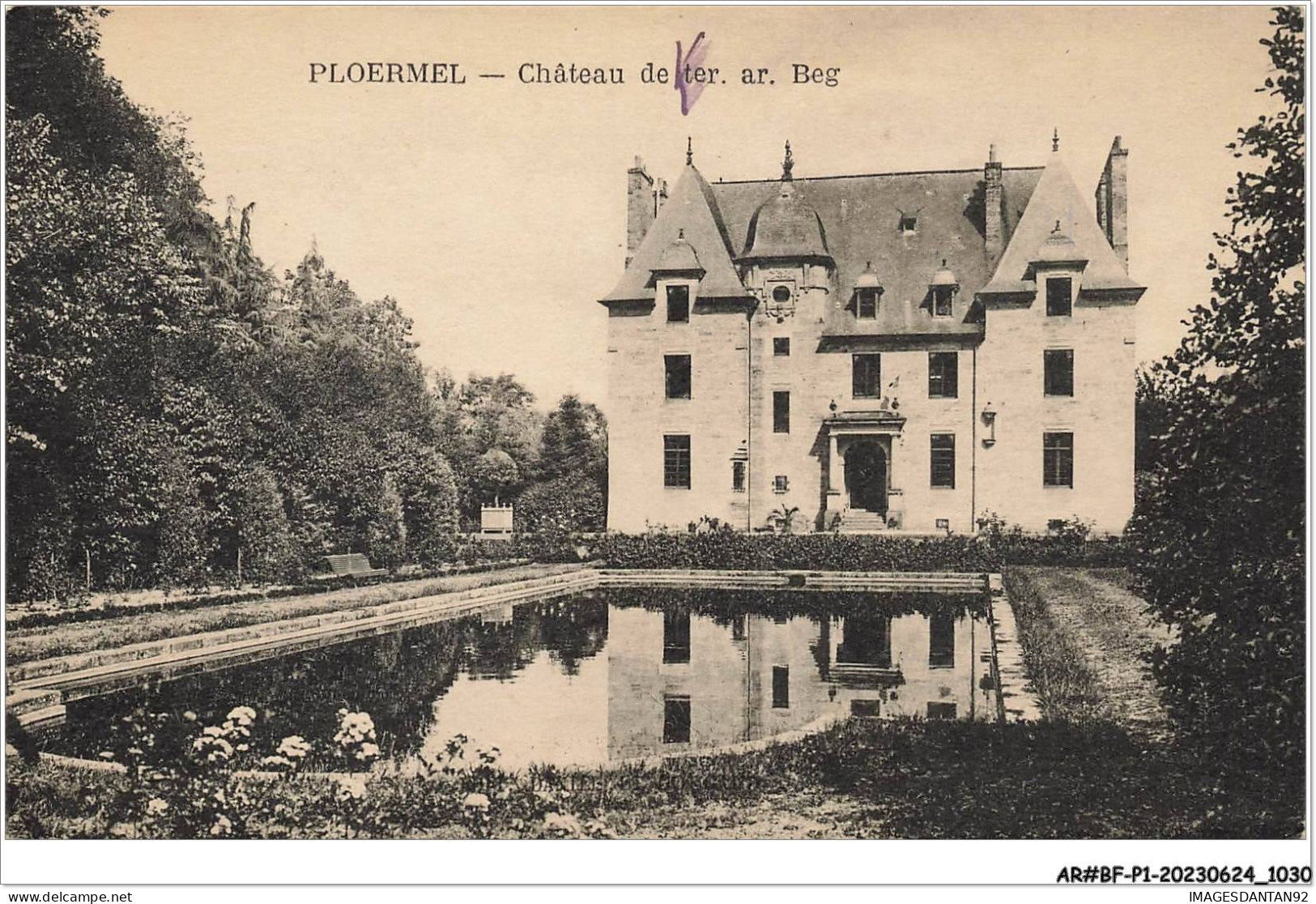 AR#BFP1-56-0516 - PLOERMEL - Château De Ter Ar. Beg - Ploërmel