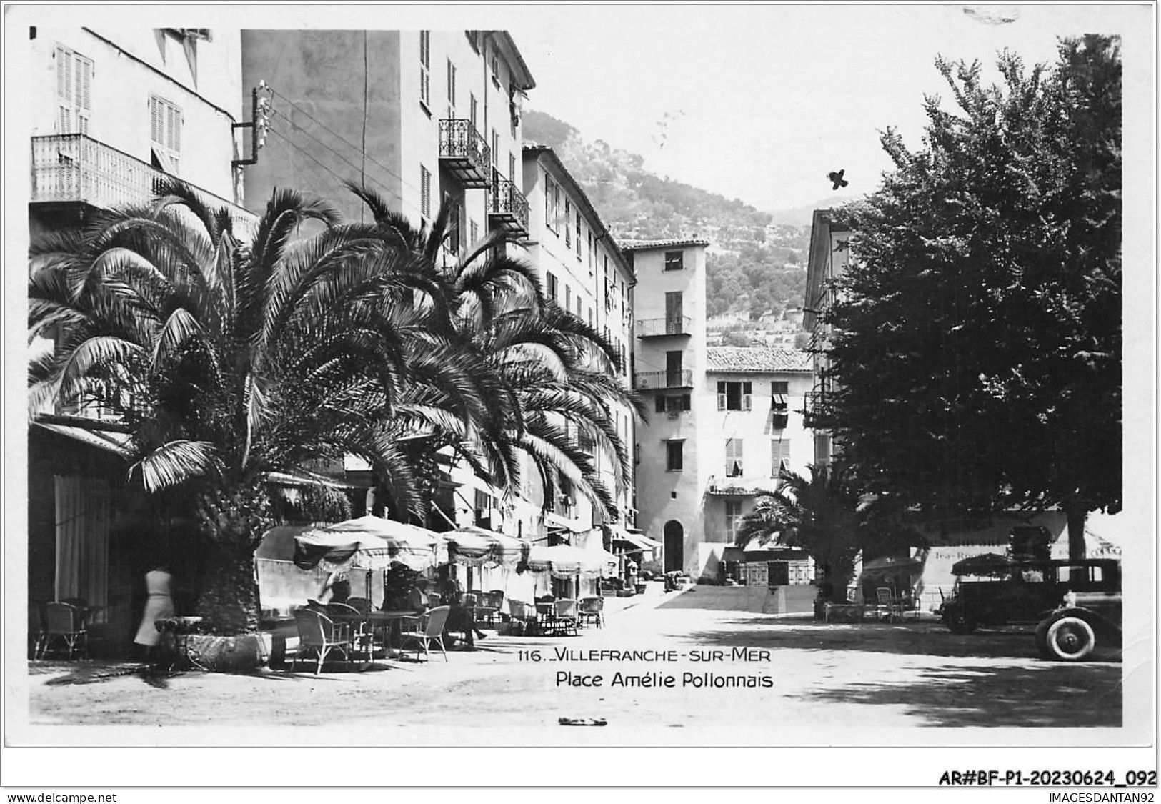 AR#BFP1-06-0047 - VILLEFRANCHE-SU-MER - Place Amélie Pollonnais - Villefranche-sur-Mer