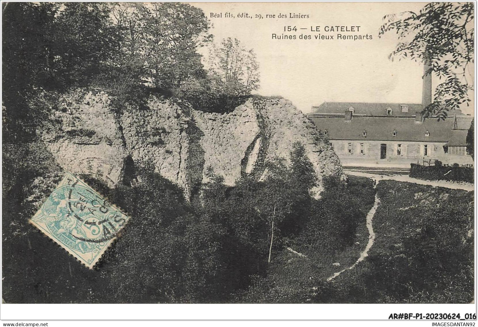 AR#BFP1-02-0009 - LE CATELET - Ruines Des Vieux Remparts - Sonstige & Ohne Zuordnung