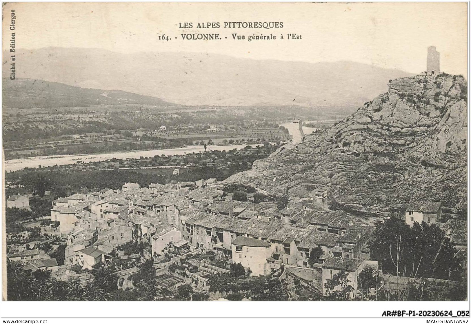 AR#BFP1-04-0027 - Les Alpes Pittoresques -VOLONNE - Vue Générale à L'est - Other & Unclassified