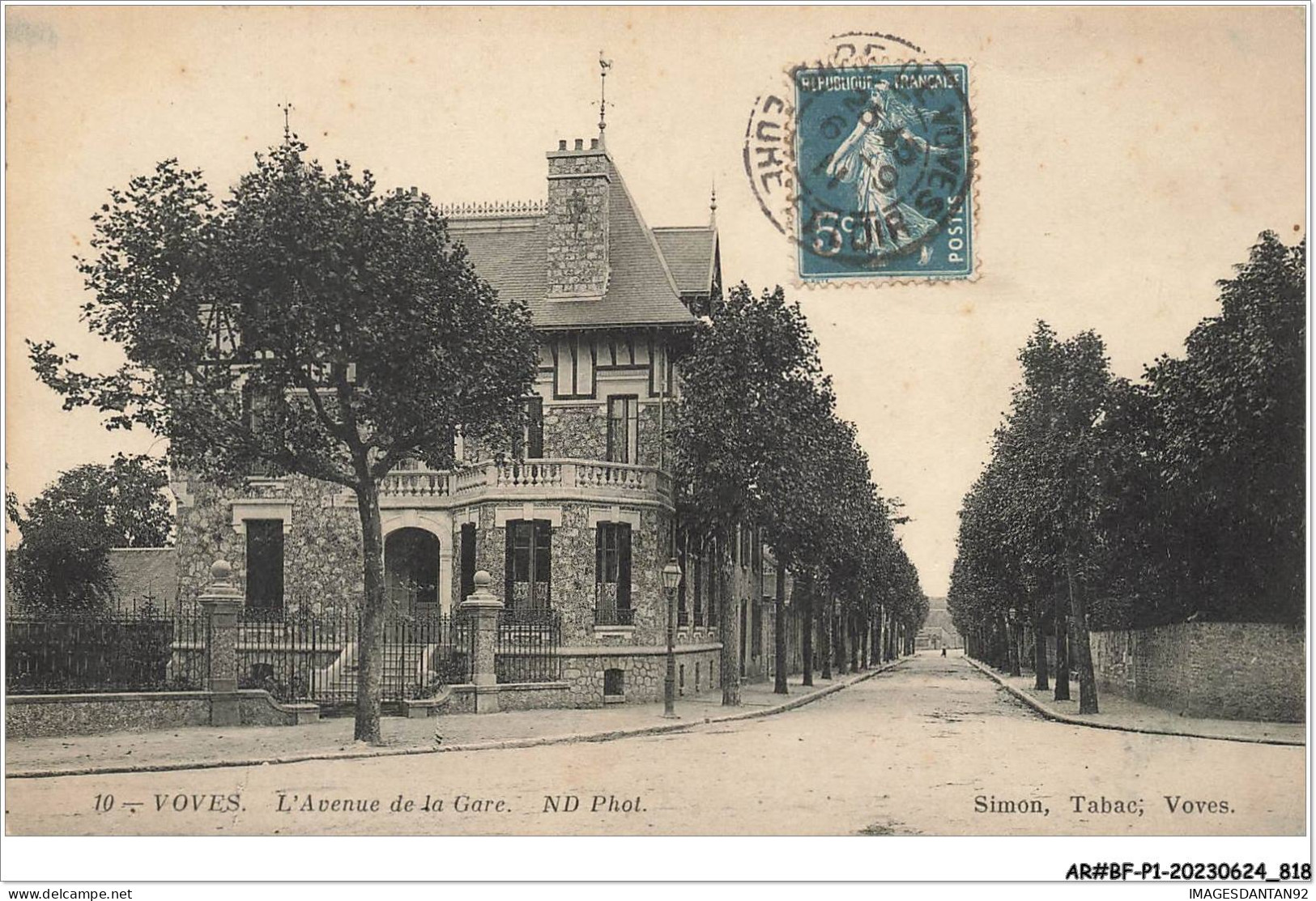 AR#BFP1-41-0410 - VOVES - L'avenue De La Gare - Other & Unclassified