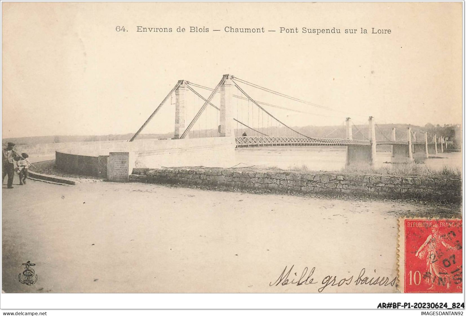 AR#BFP1-41-0413 - Environs De Blois - CHAUMONT - Pont Suspendu Sur La Loire - Blois