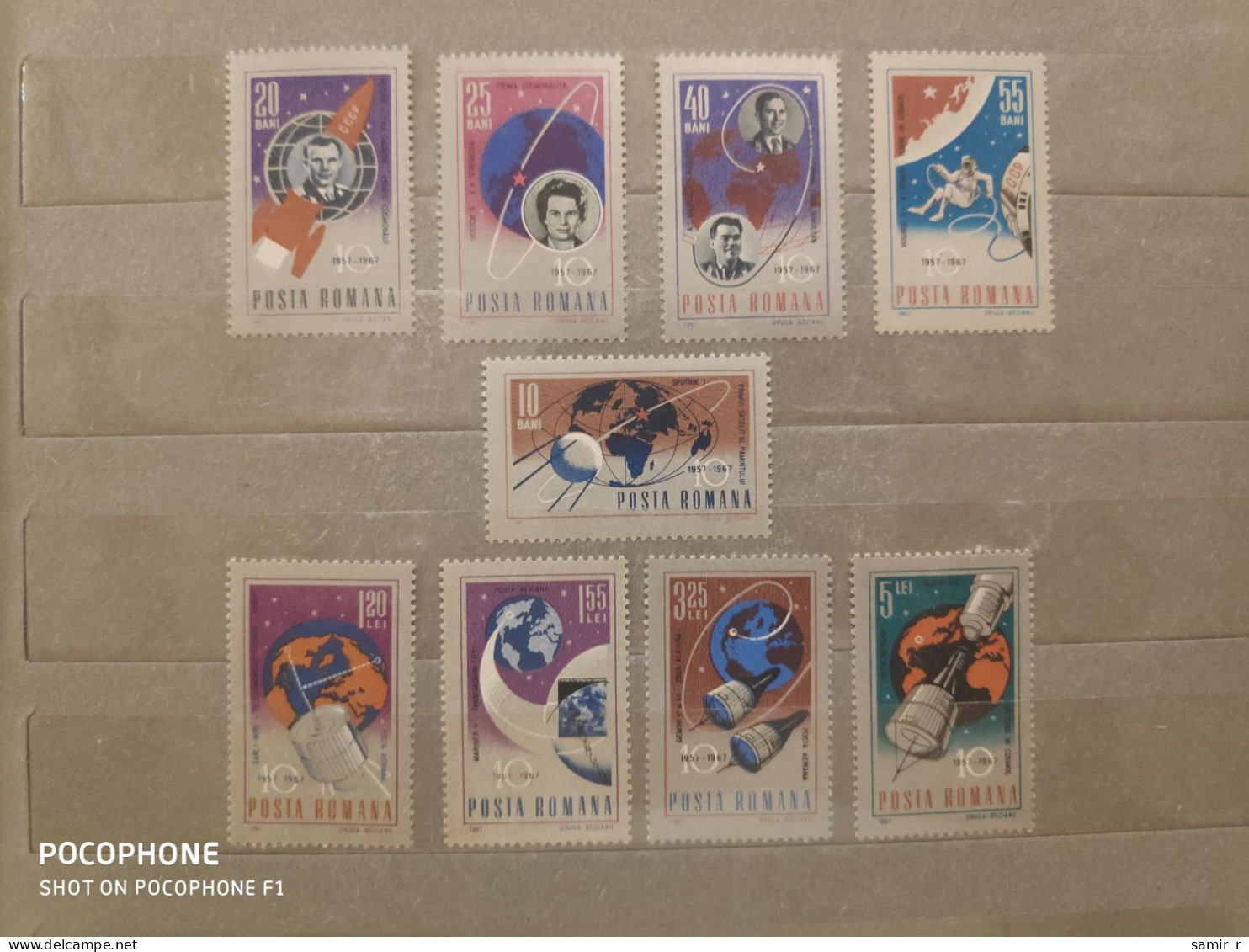 1967	Romania	Space (F92) - Unused Stamps