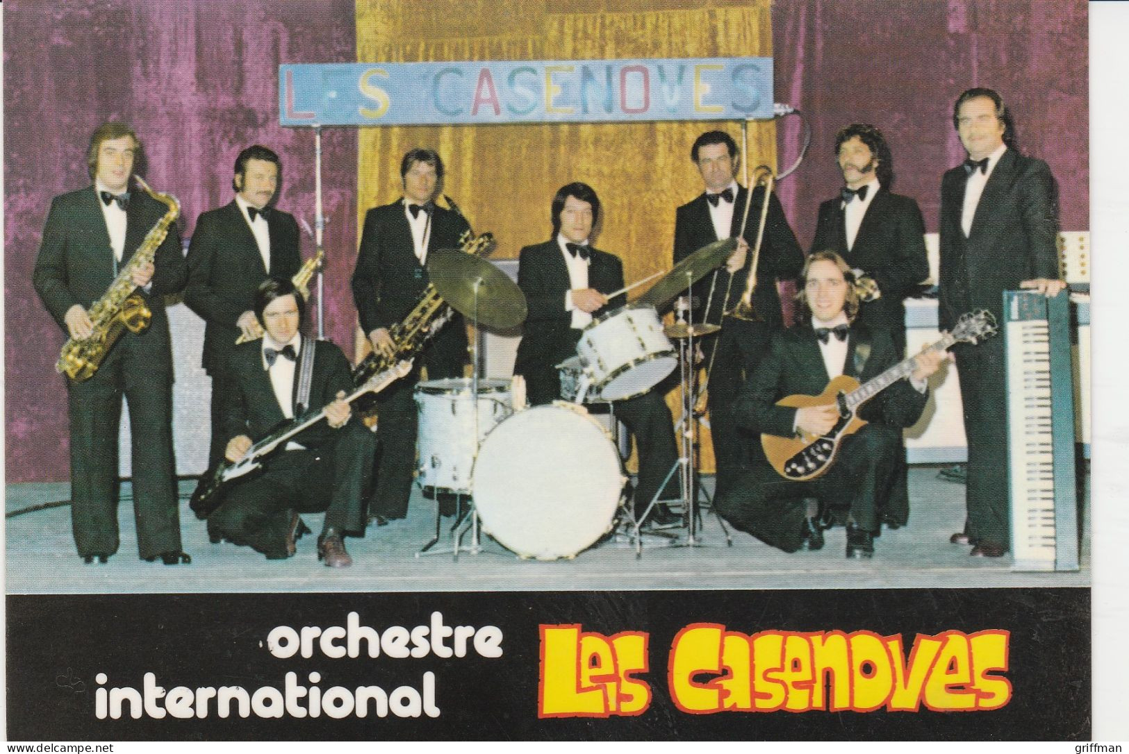ORCHESTRE INTERNATIONAL LES CASENOVES ESPIRA DE L'AGLY PYRENEES ORIENTALES CPSM 10X15 TBE - Musique Et Musiciens