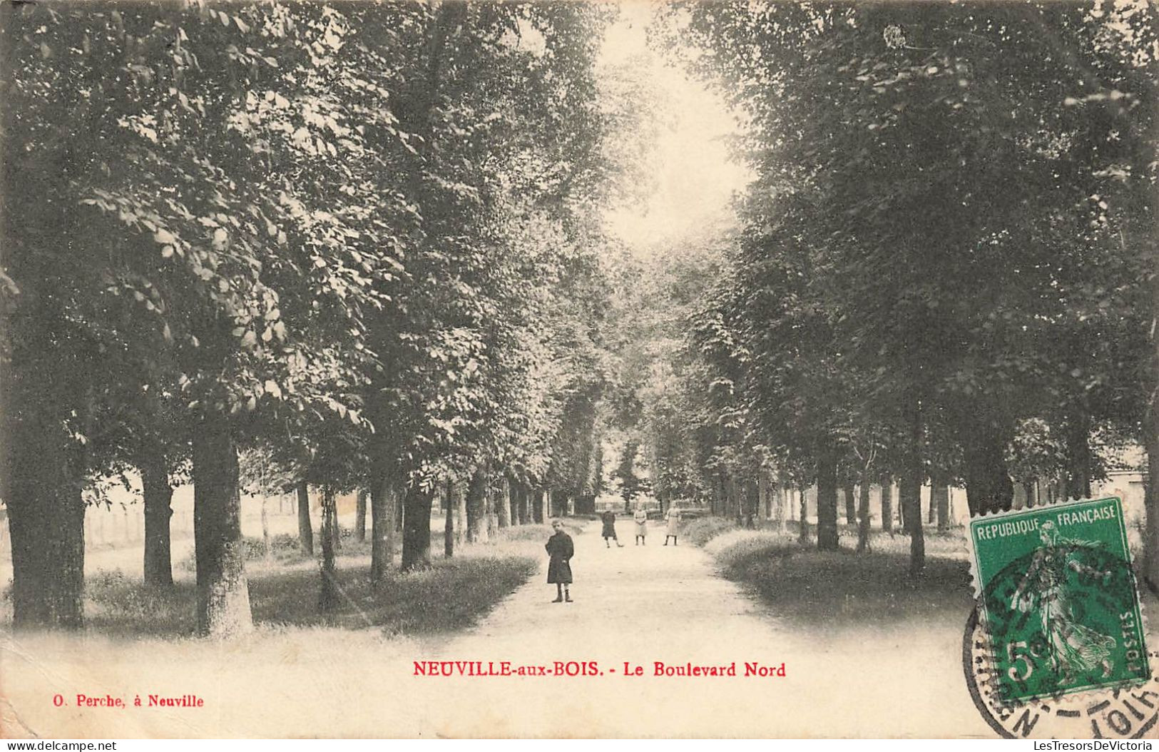 FRANCE - Neuville Aux Bois - Le Boulevard Nord - Carte Postale Ancienne - Sonstige & Ohne Zuordnung