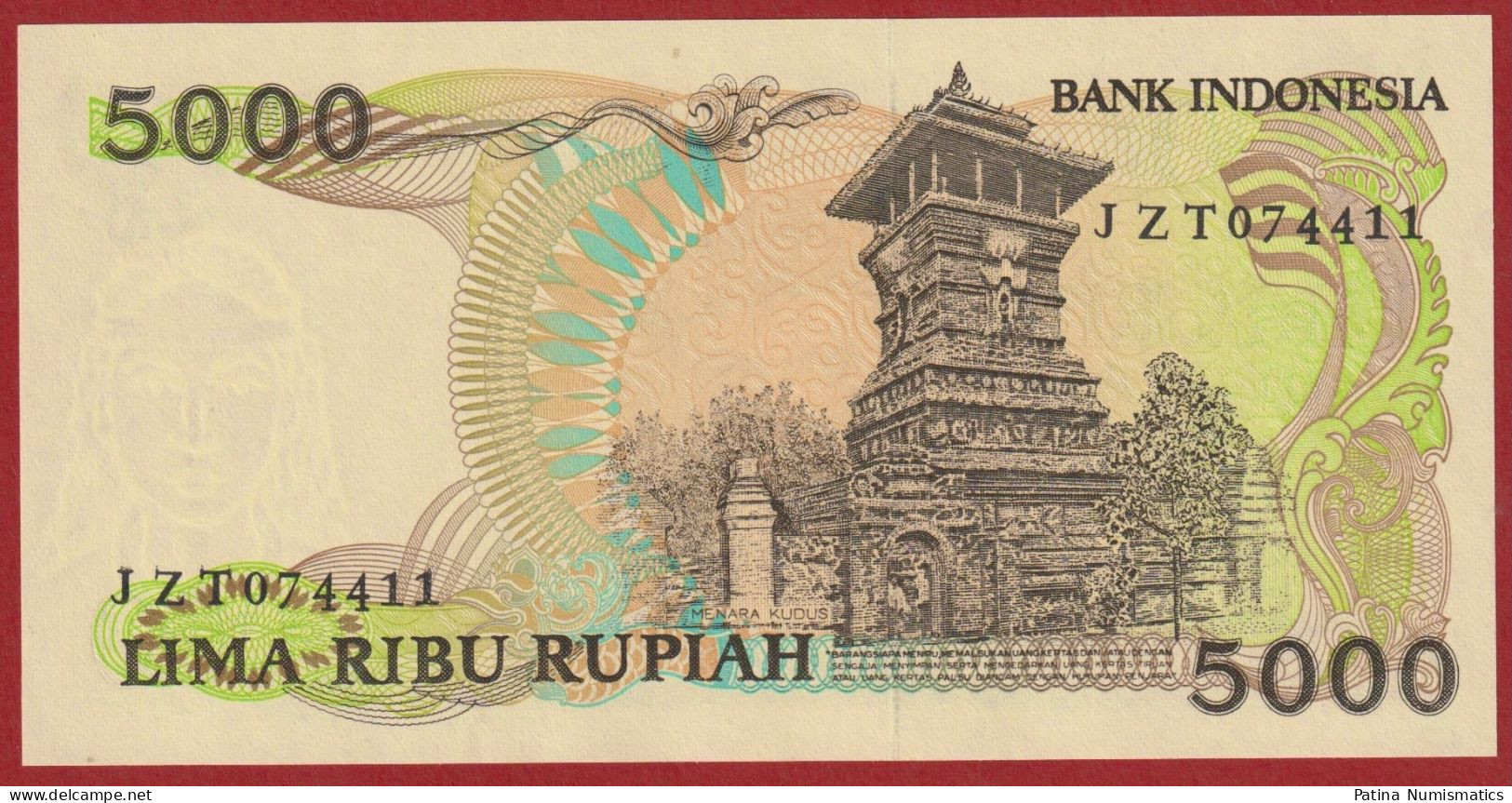 Indonesia 5000 Rupiah 1986 P 125a Crisp UNC - Indonesia