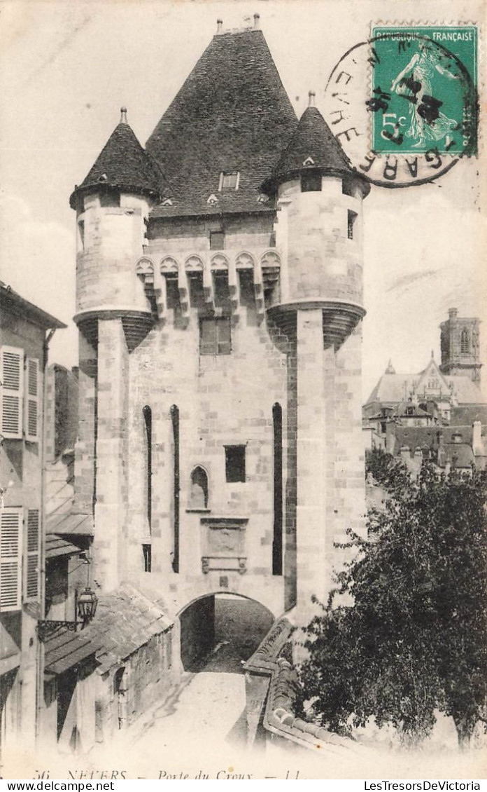 FRANCE - Nevers - Porte Du Croux - Carte Postale Ancienne - Nevers