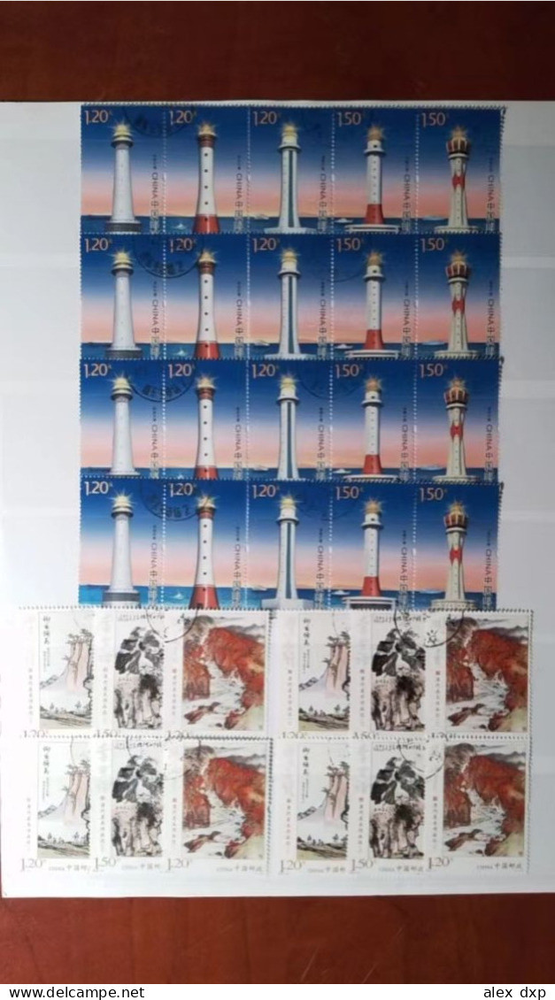 China P.R. > Lighthouses 2016 (4 Completed CTO Sets) + Painting 2018 (4 Completed CTO Sets) - Usati