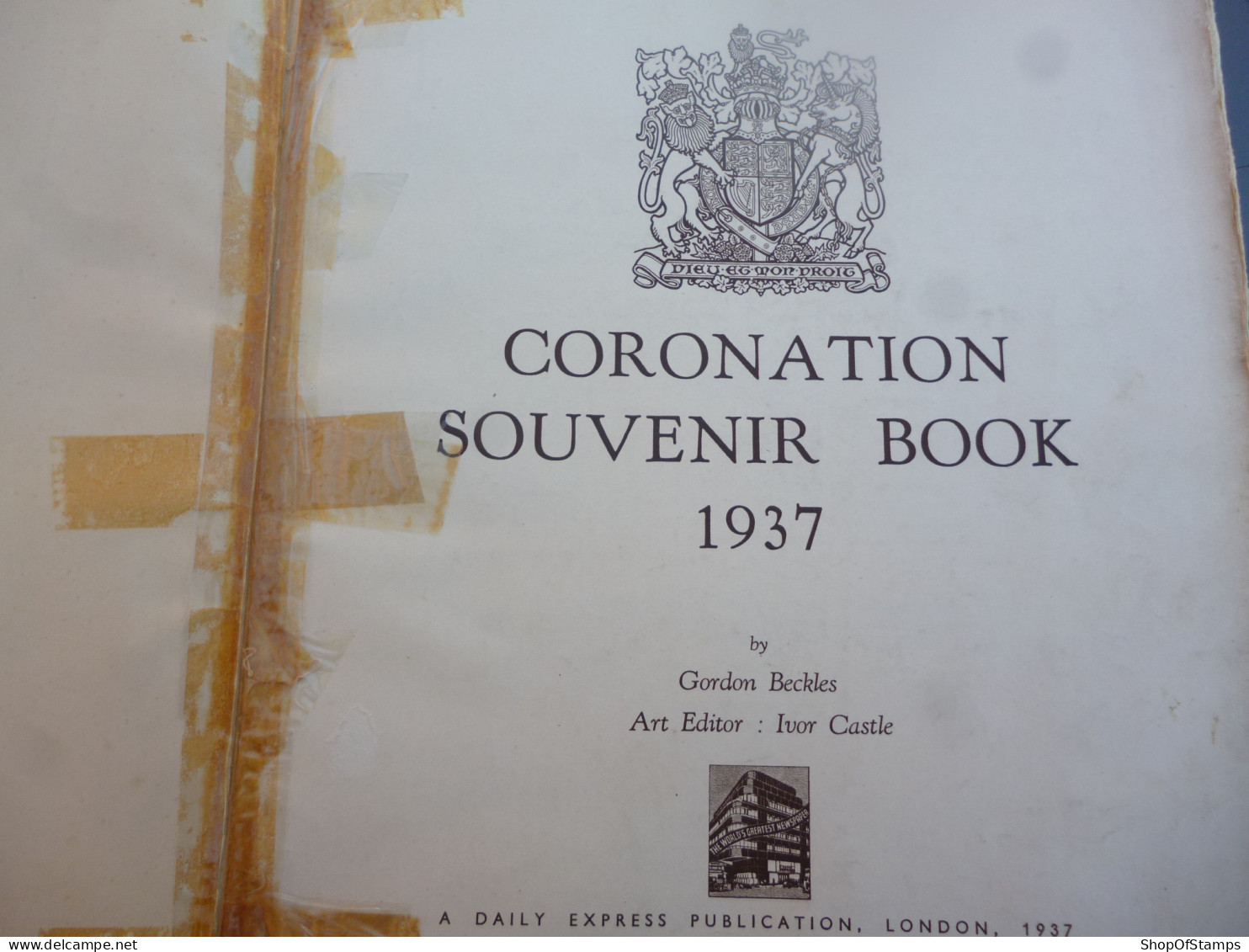 GREAT BRITAIN CORONATION SOVENIR BOOK 1937 - Autres & Non Classés