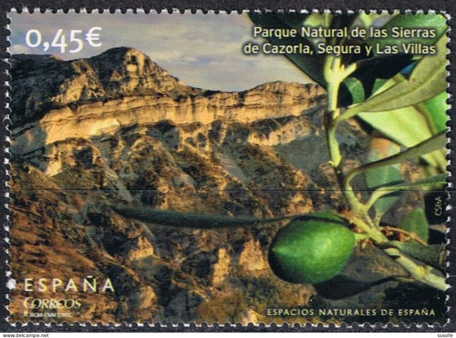 España 2010 Edifil 4566 Sello ** Espacios Naturales Parque Natural De Las Sierras De Cazorla, Segura Y Las Villas Jaen - Unused Stamps