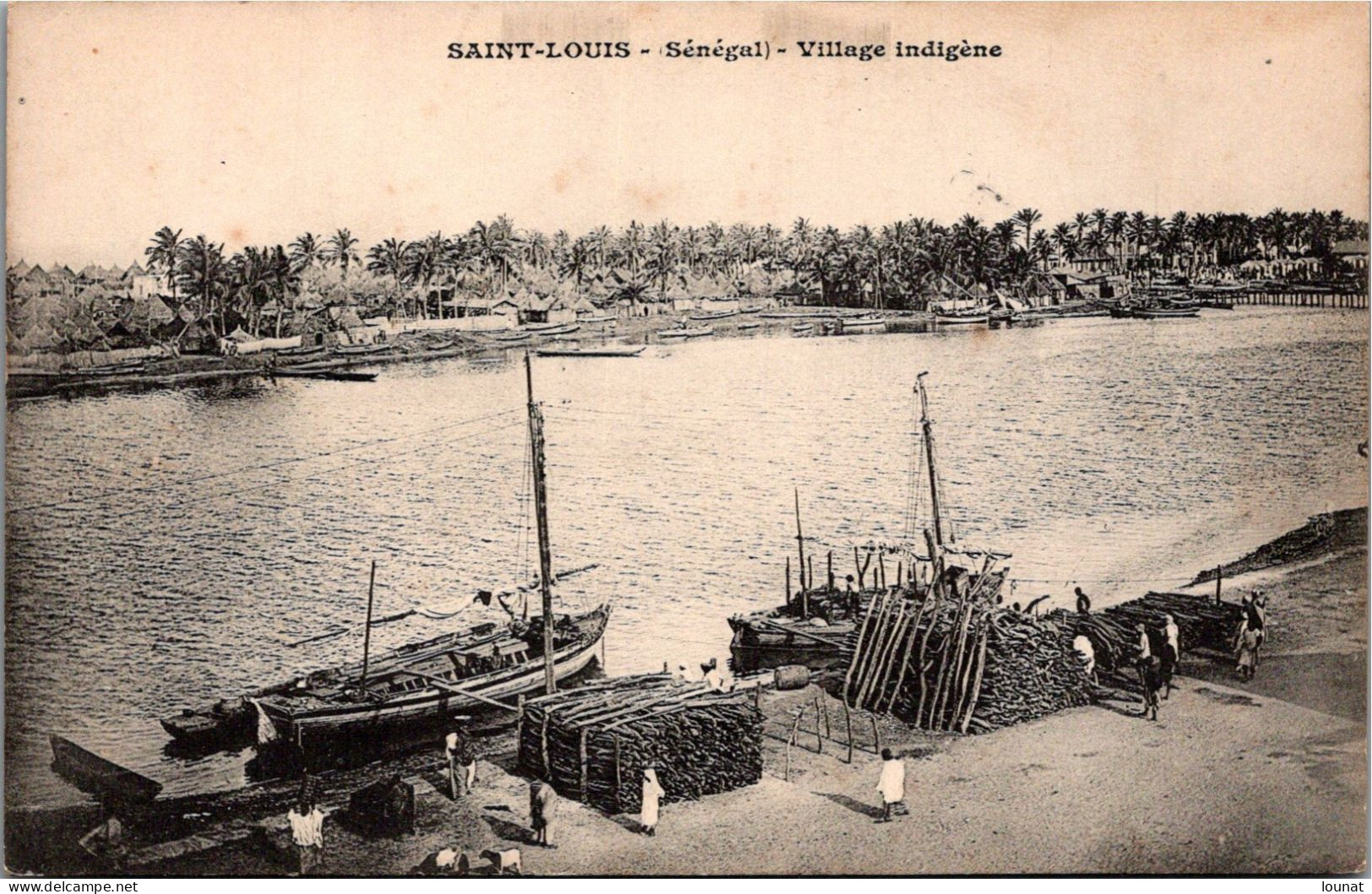 Sénégal - Saint LOUIS - Village Indigène - Sénégal