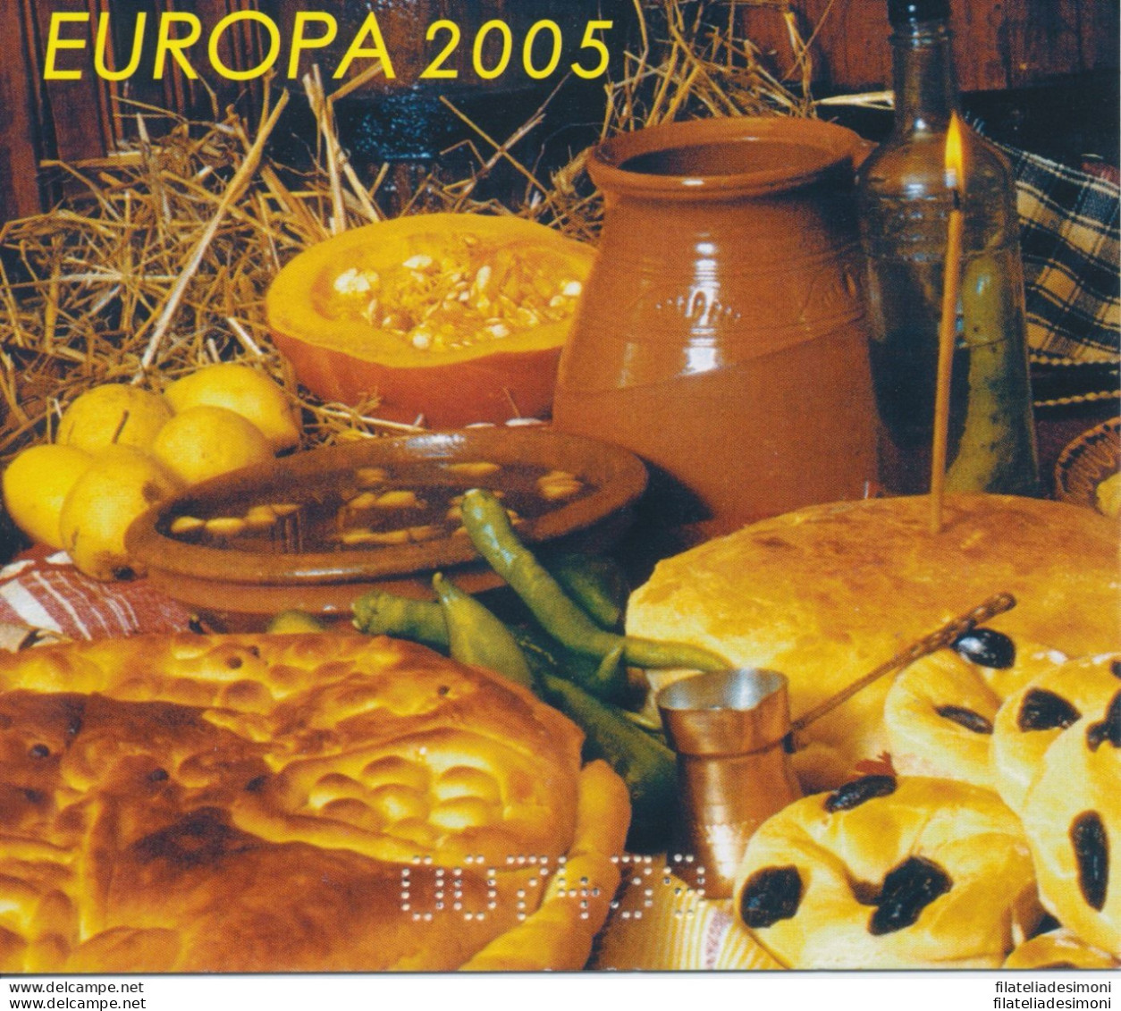 2005 EUROPA CEPT Bulgaria Libretto Gastronomia  MNH** - Autres & Non Classés