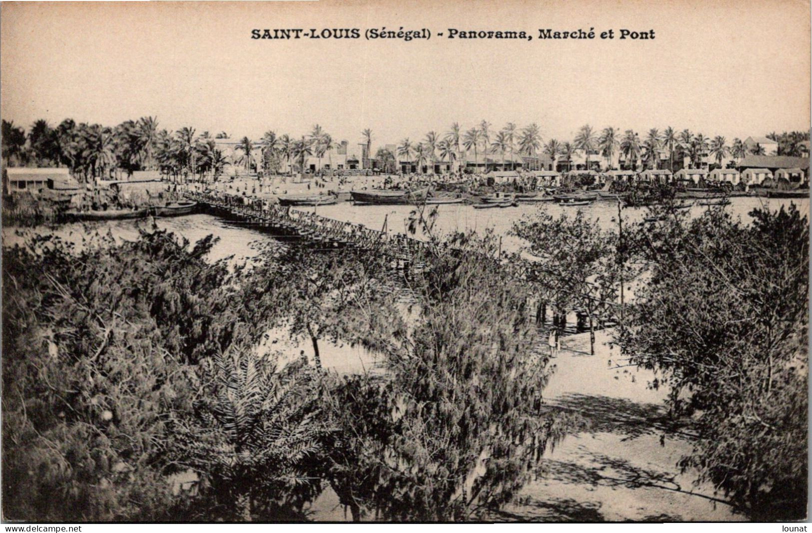 Sénégal - Saint LOUIS - Panorama , Marché Et Pont - Sénégal
