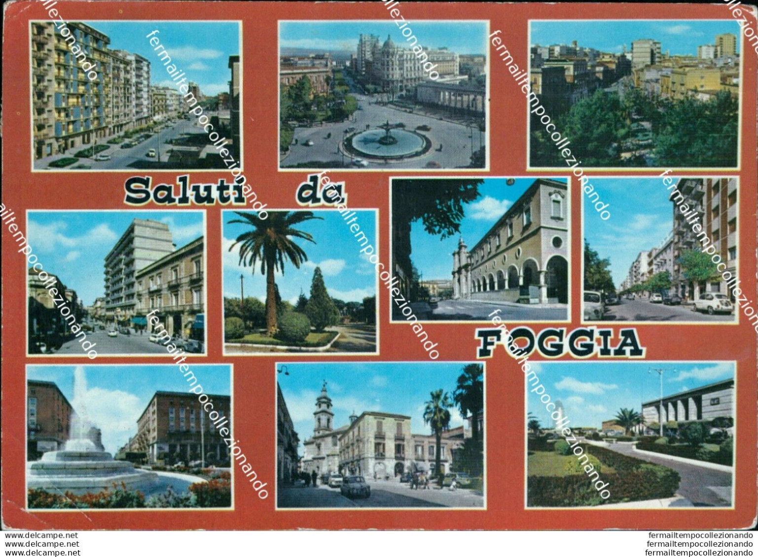 U675 Cartolina Saluti Da Foggia - Foggia