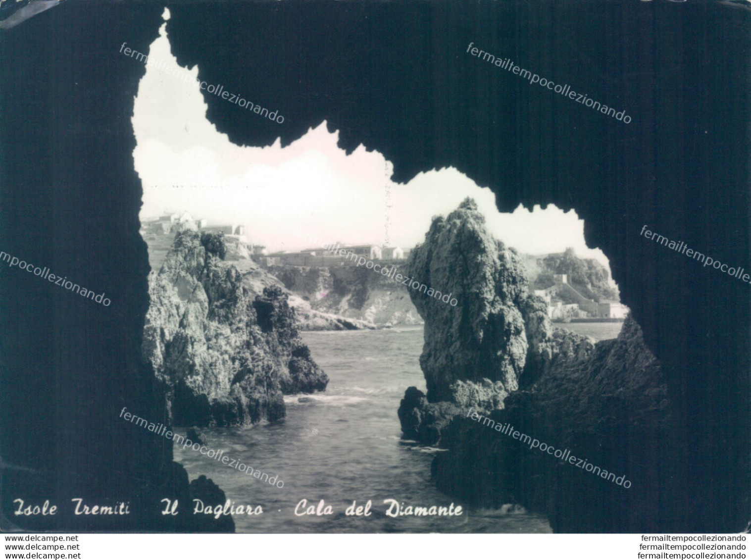 Ab298 Cartolina Isole Tremiti Il Pagliaro Cala Del Diamante Provincia Di Foggia - Foggia