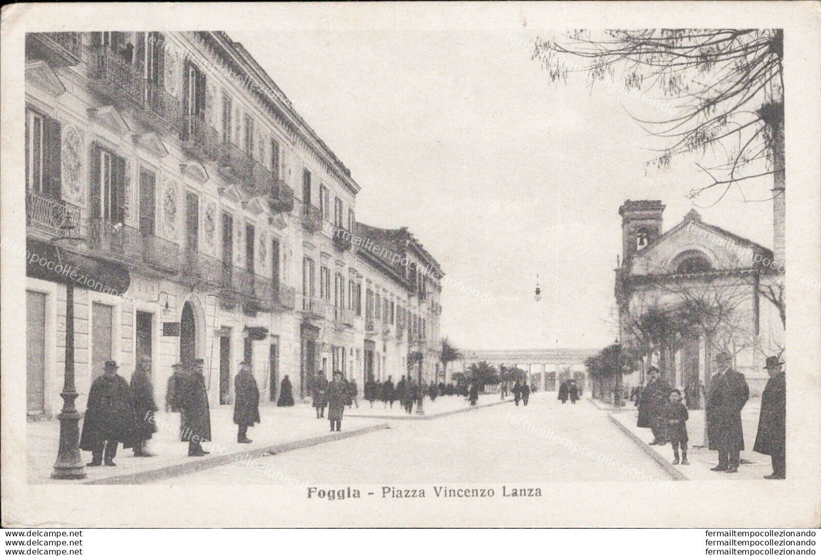 Ai467 Cartolina Foggia Citta' Piazza Vincenzo Lanza - Foggia