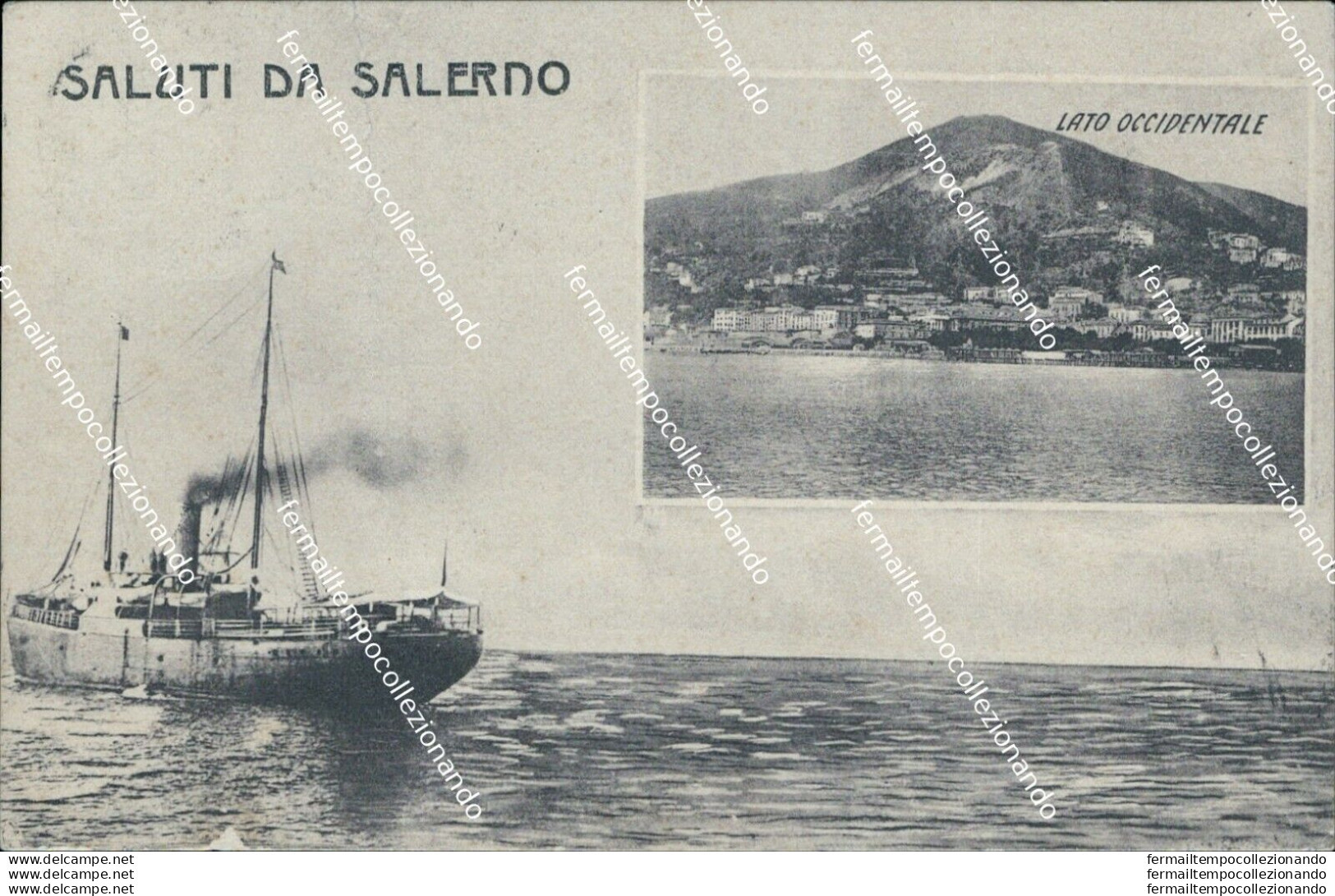 Bq297 Cartolina Salerno Citta' 1920 - Foggia