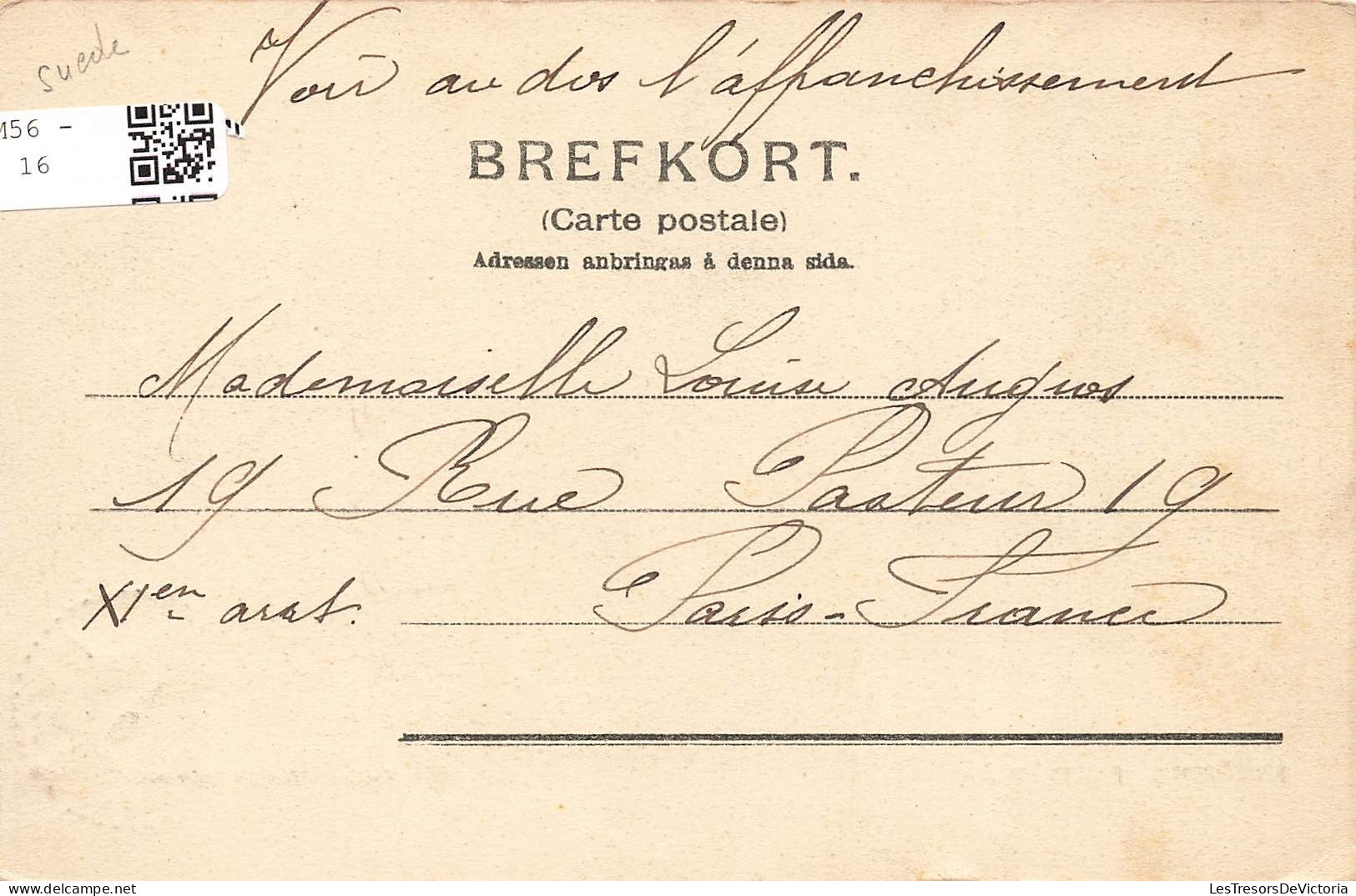 SUEDE - Nyköping - Parti Af An - 05/07/1908 - Mes Amitiés Jeanne - Rivière - Village - Carte Postale Ancienne - Schweden