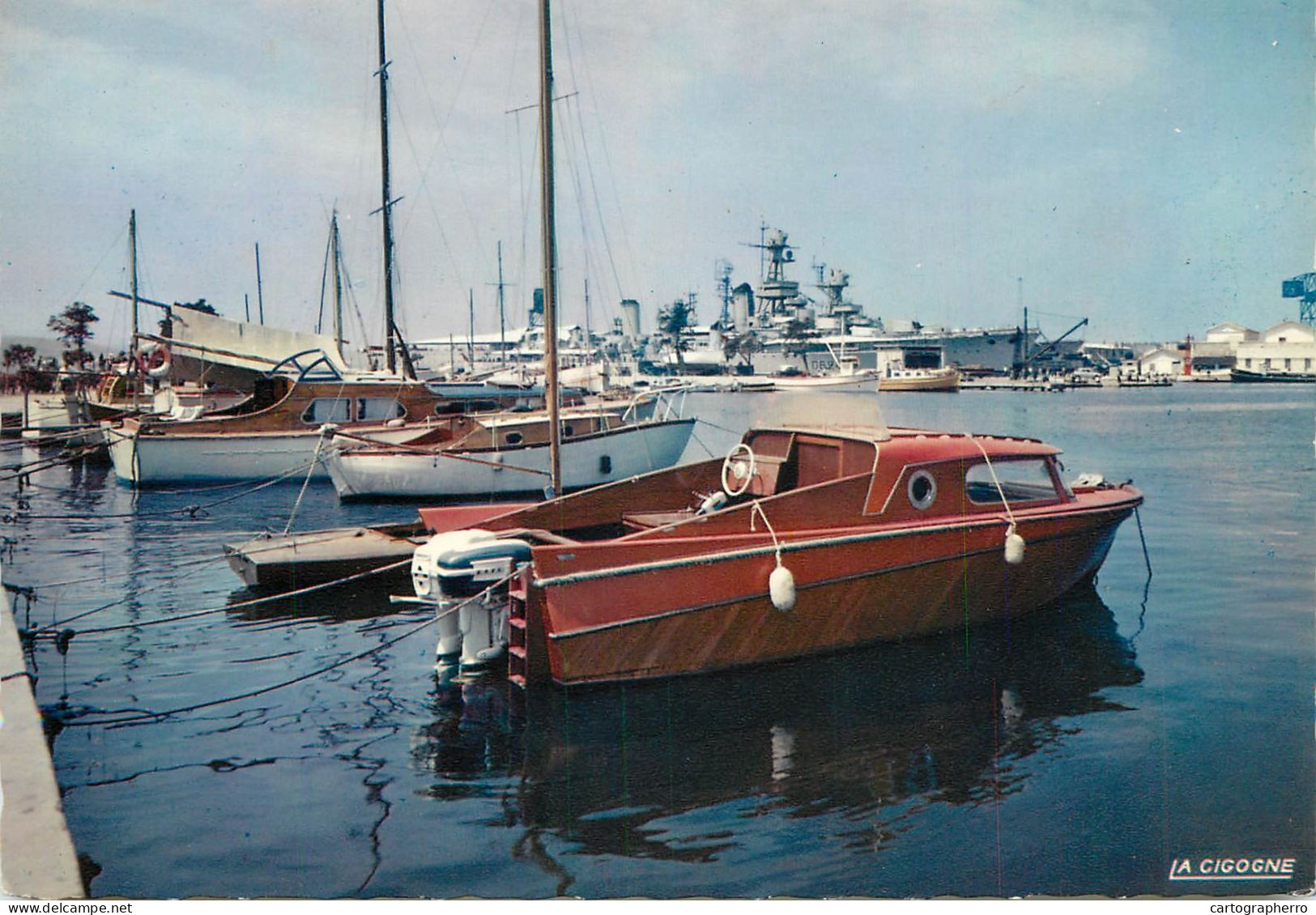 Navigation Sailing Vessels & Boats Themed Postcard Toulon Var Fishing Boat - Velieri