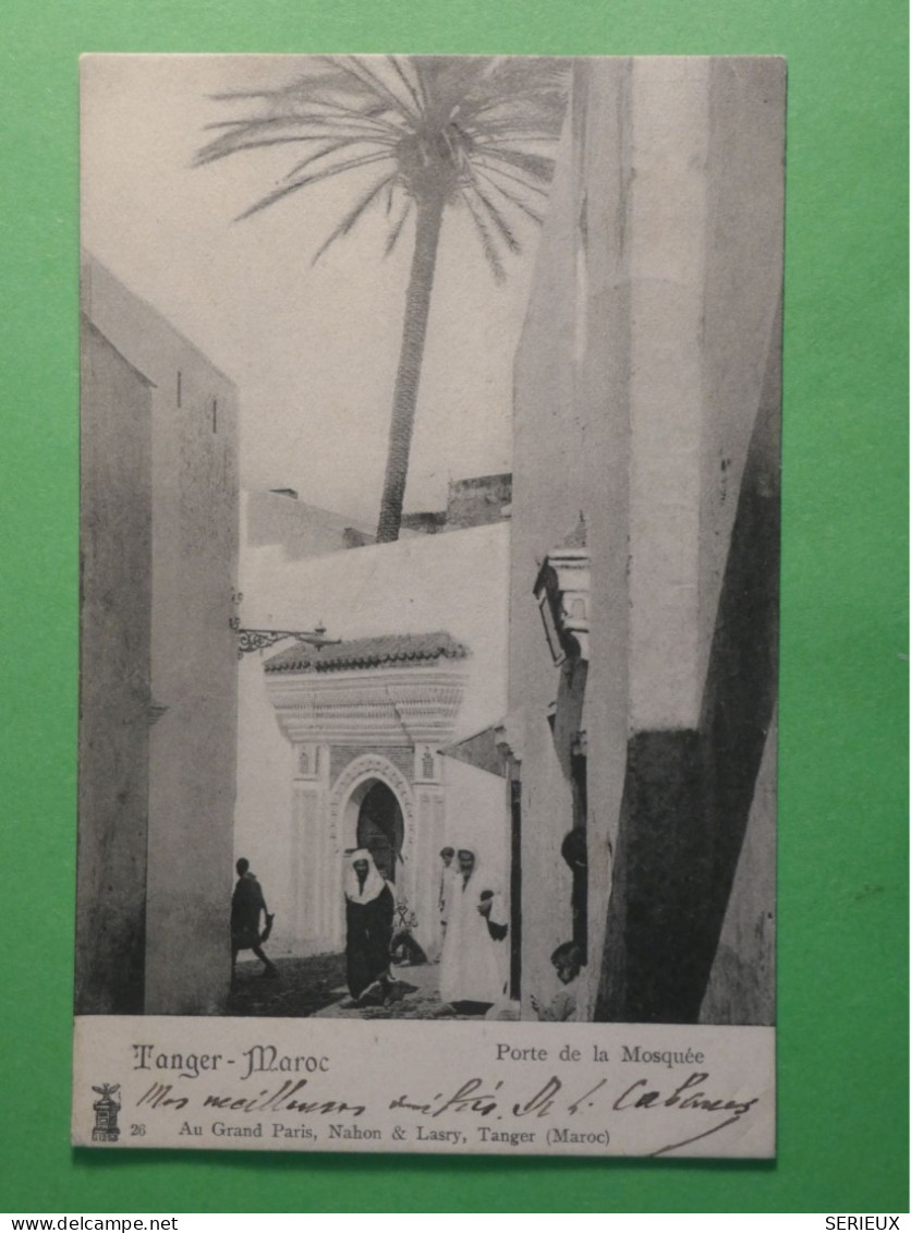DN17  MAROC ESPAGNOL  BELLE   CARTE   1903 TANGER A CASTRES FRANCE     + AFF. INTERESSANT +++ - Spaans-Marokko