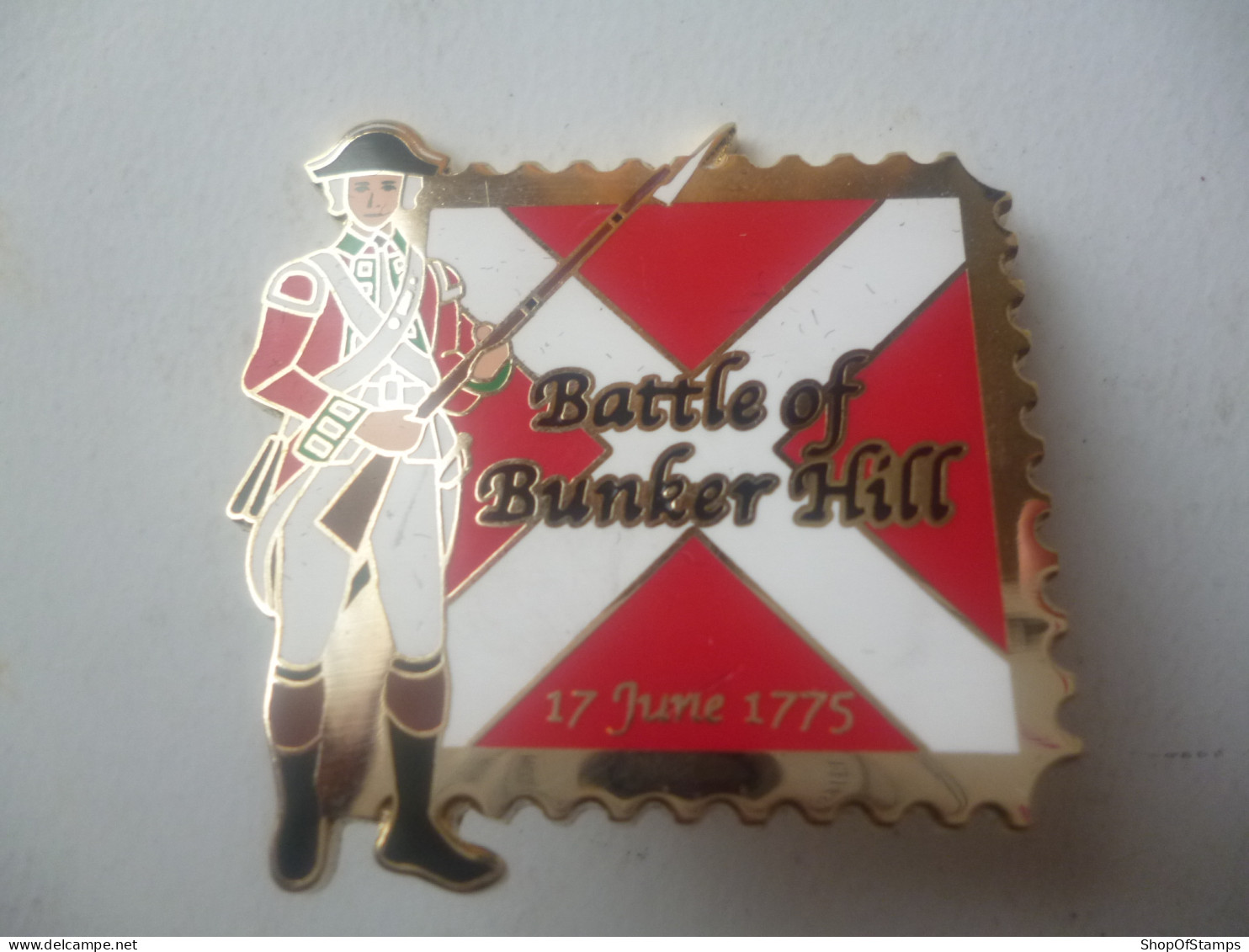 DANBURY PIN BATTLE OF BUNKER HILL - Pin-ups