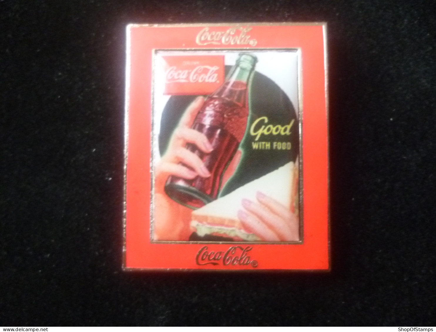 DANBURY PIN COCA COLA GOOD WITH FOOD - Pin-Ups