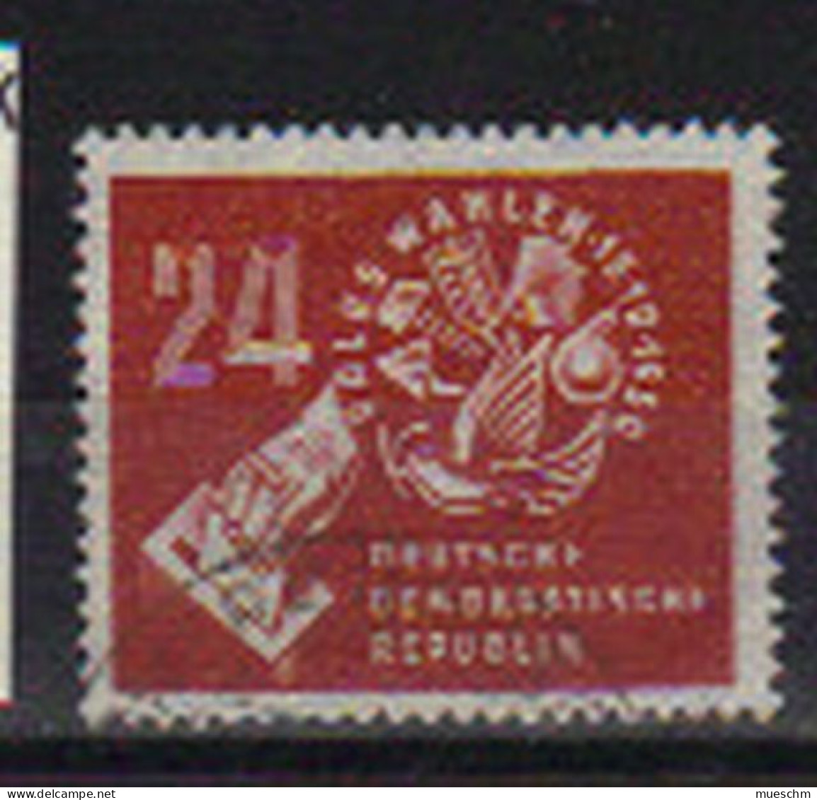 DDR, 1950, "Volkswahlen", Gestempelt, MiNr.275 (10560X) - Gebruikt