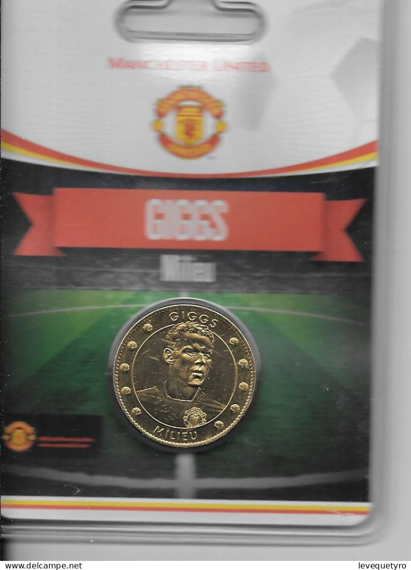 Médaille Touristique Arthus Bertrand AB Sous Encart Football Manchester United  Saison 2011 2012 Giggs - Undated