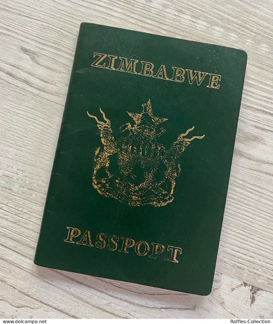 Zimbabwe Passport Passeport Reisepass Pasaporte Passaporto - Historische Dokumente