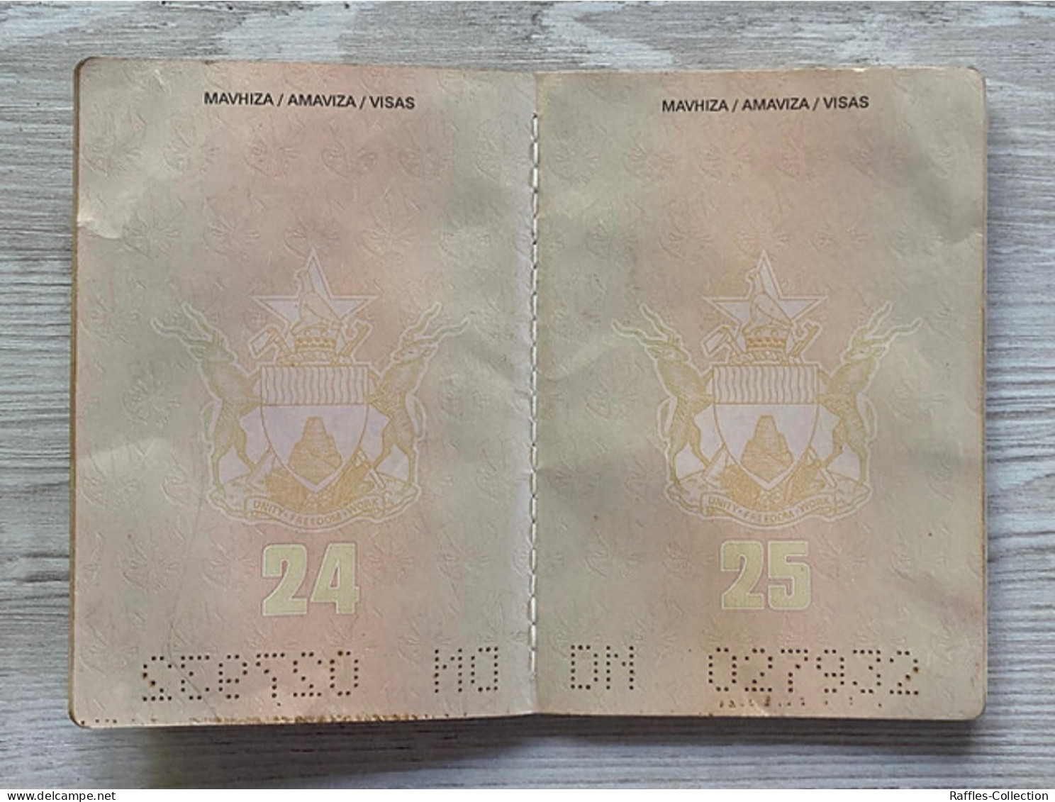 Zimbabwe passport passeport reisepass pasaporte passaporto