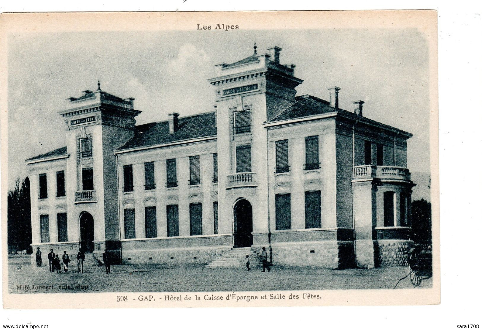 05 GAP, Hôtel De La Caisse D'épargne. édition JOUBERT N°508. - Gap