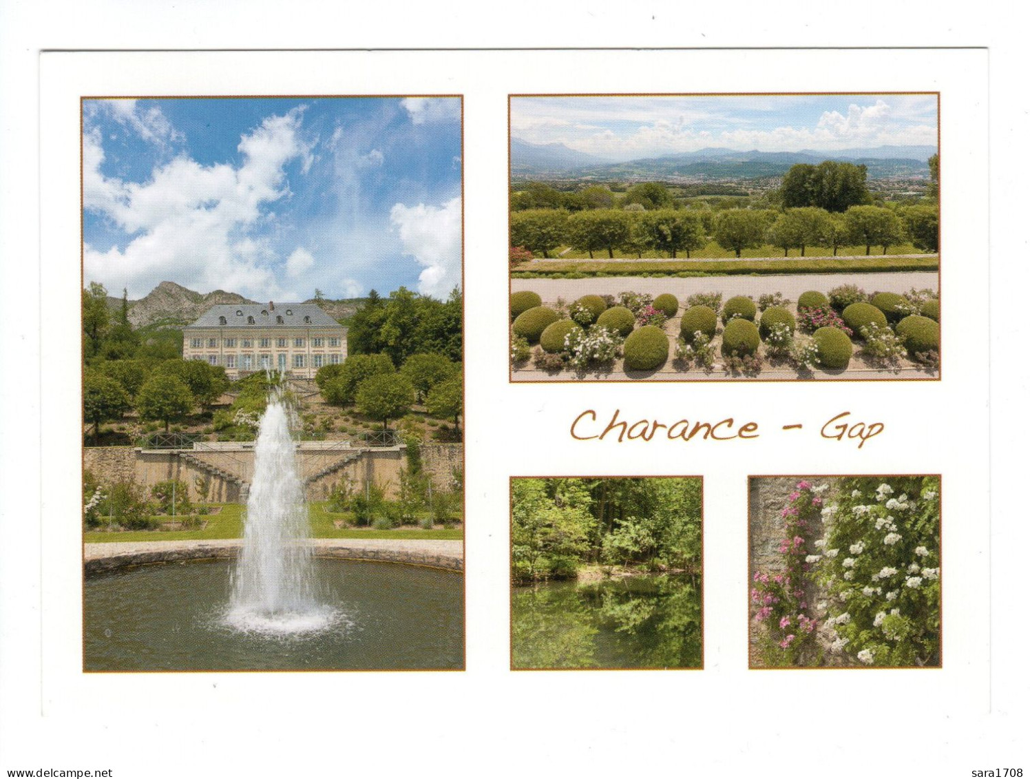 05 GAP, Le Château De CHARANCE, La Fontaine Et Le Parc.  - Gap