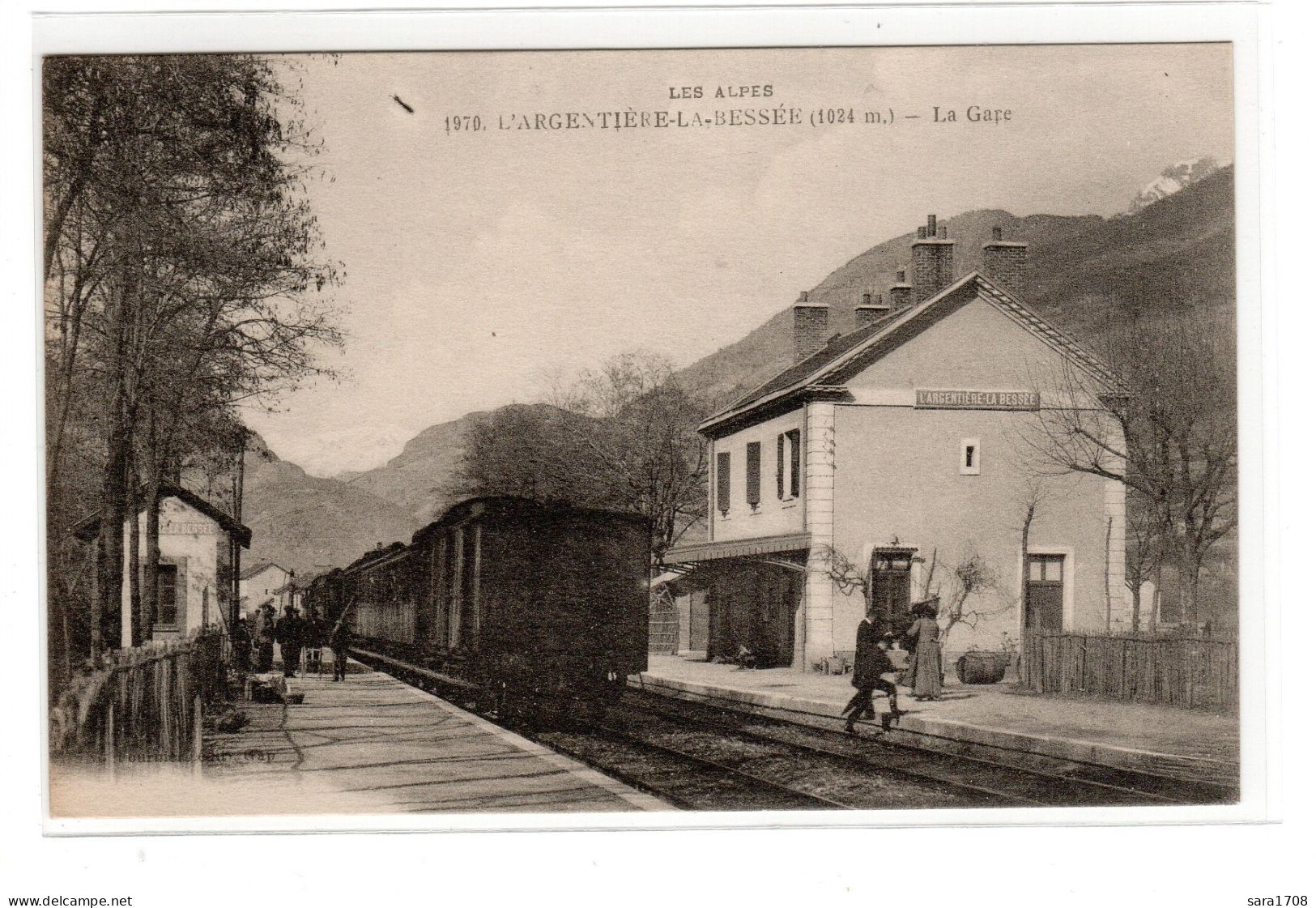 05 L'ARGENTIÈRE LA BESSÉE, La Gare. - L'Argentiere La Besse